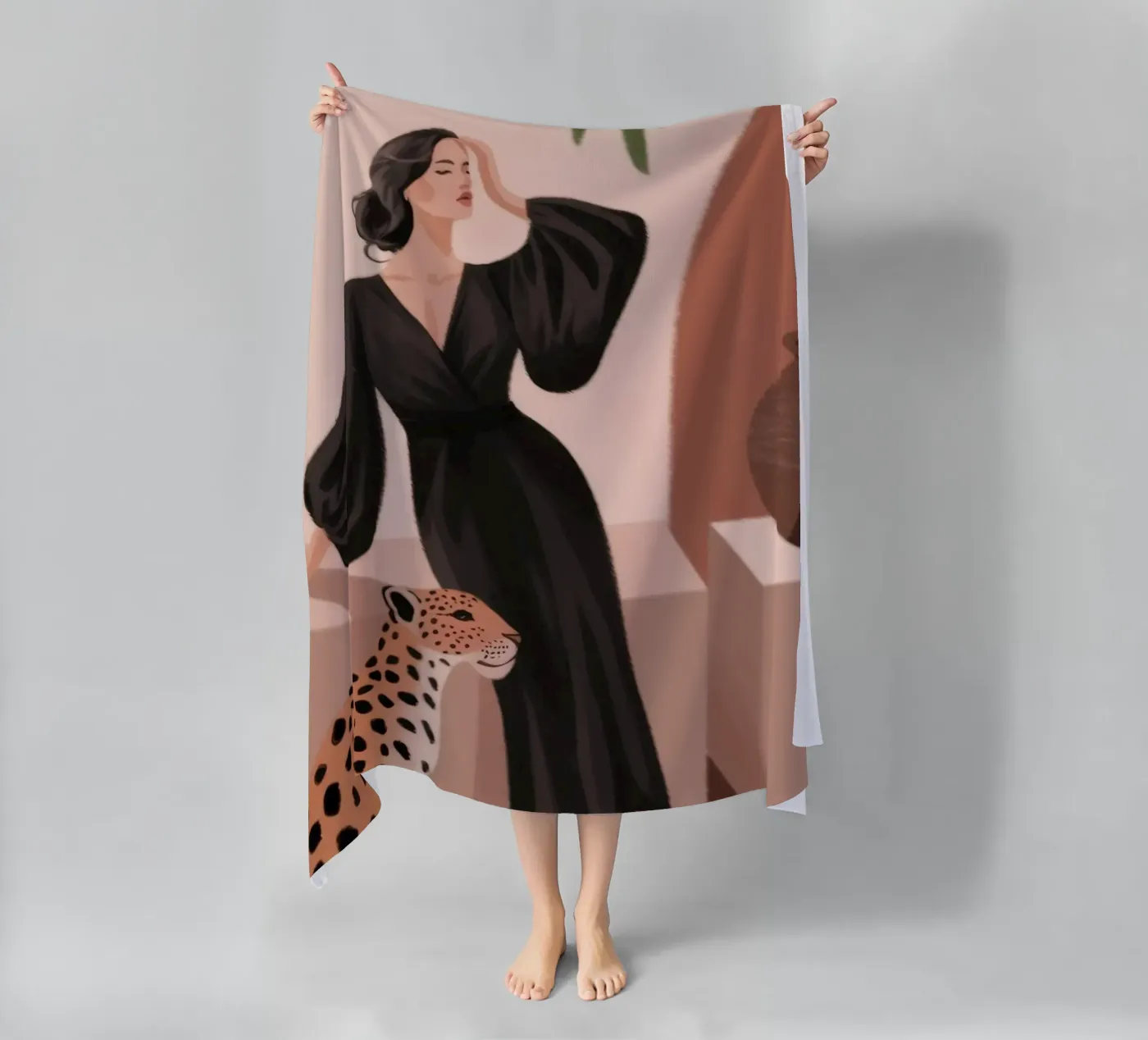 Sinfonia Leopard Grace telo mare da Atelier Tiga