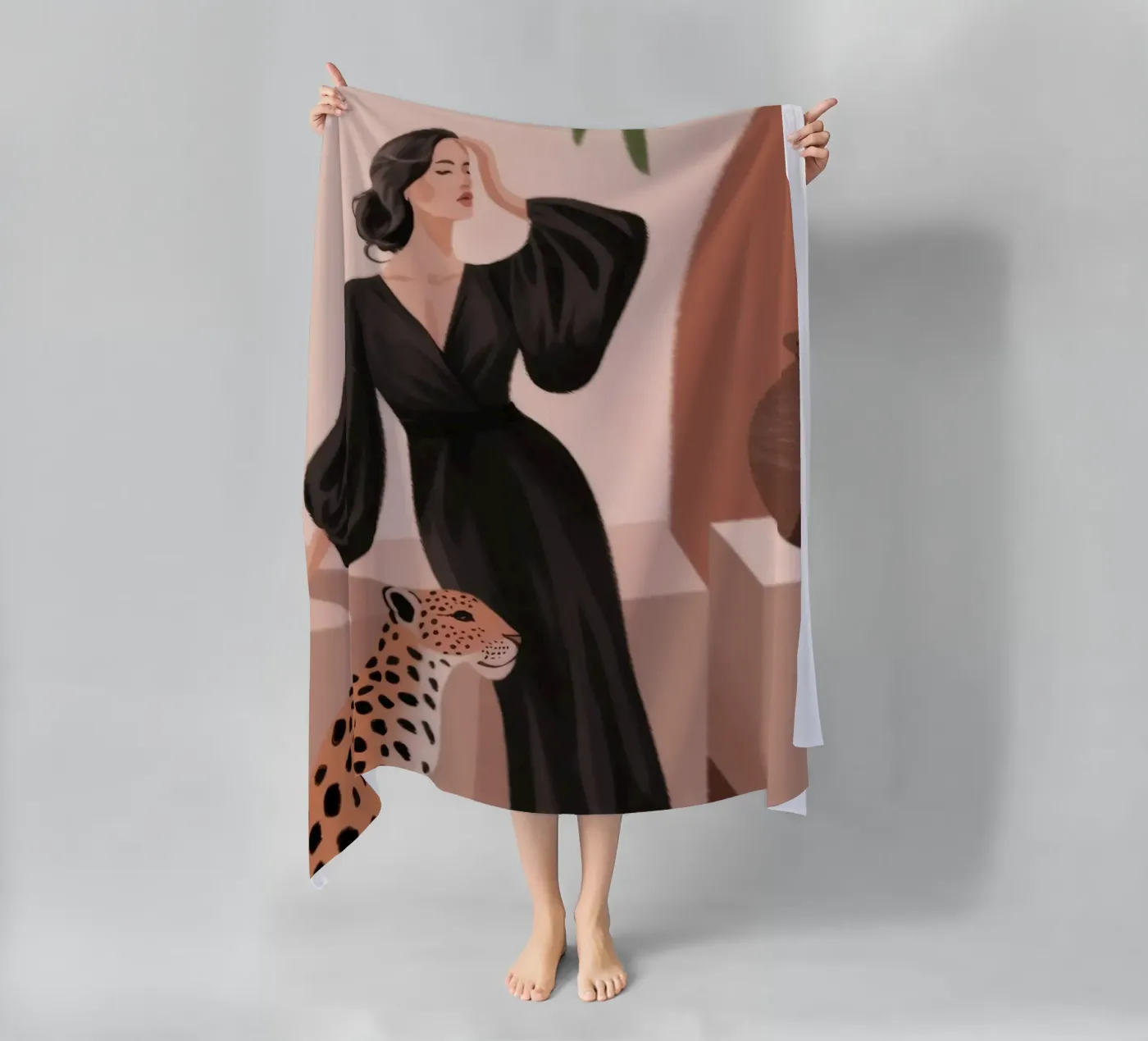 Sinfonia Leopard Grace telo mare da Atelier Tiga