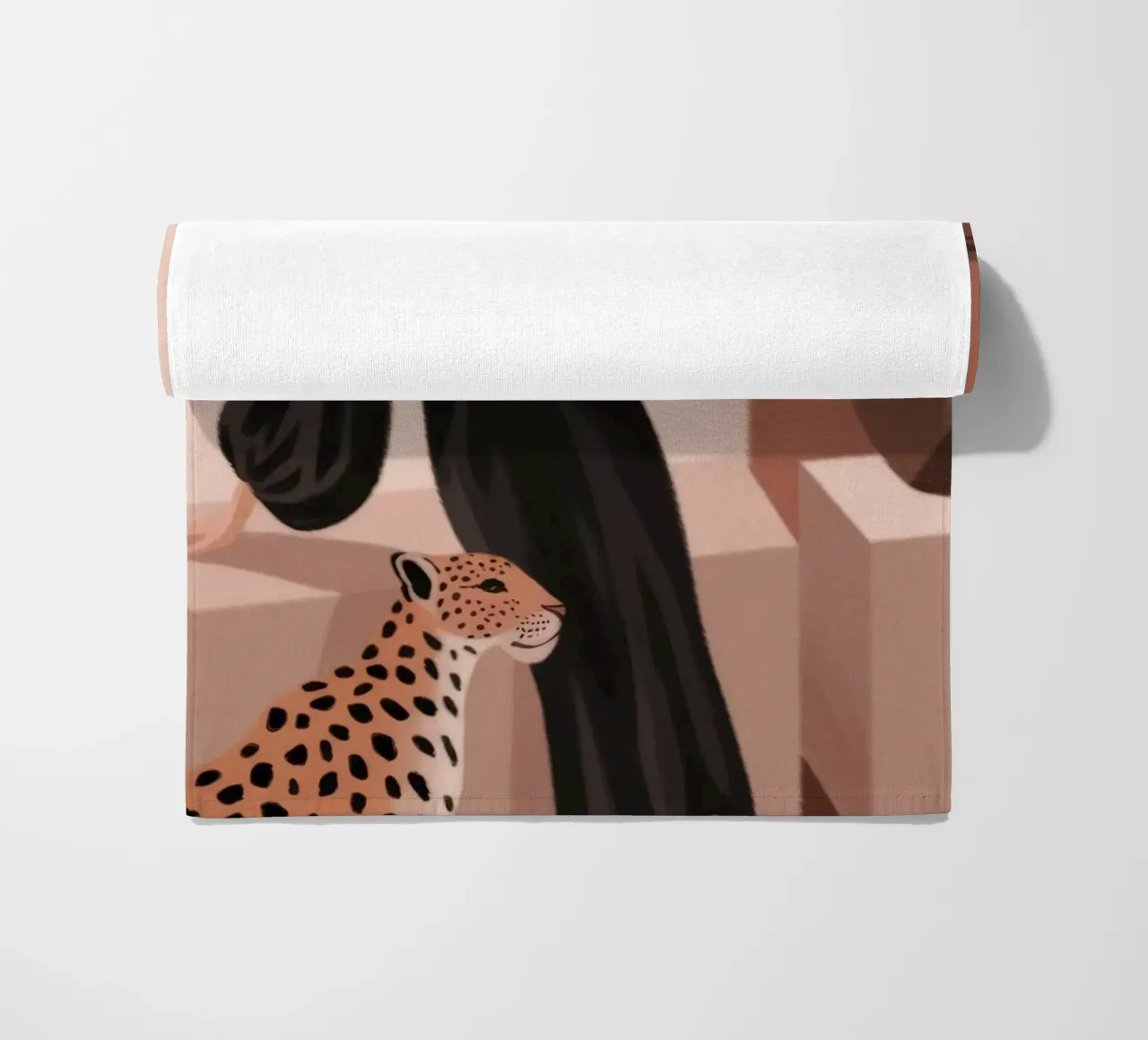 Leopard Grace Symphony serviette de plage de Atelier Tiga