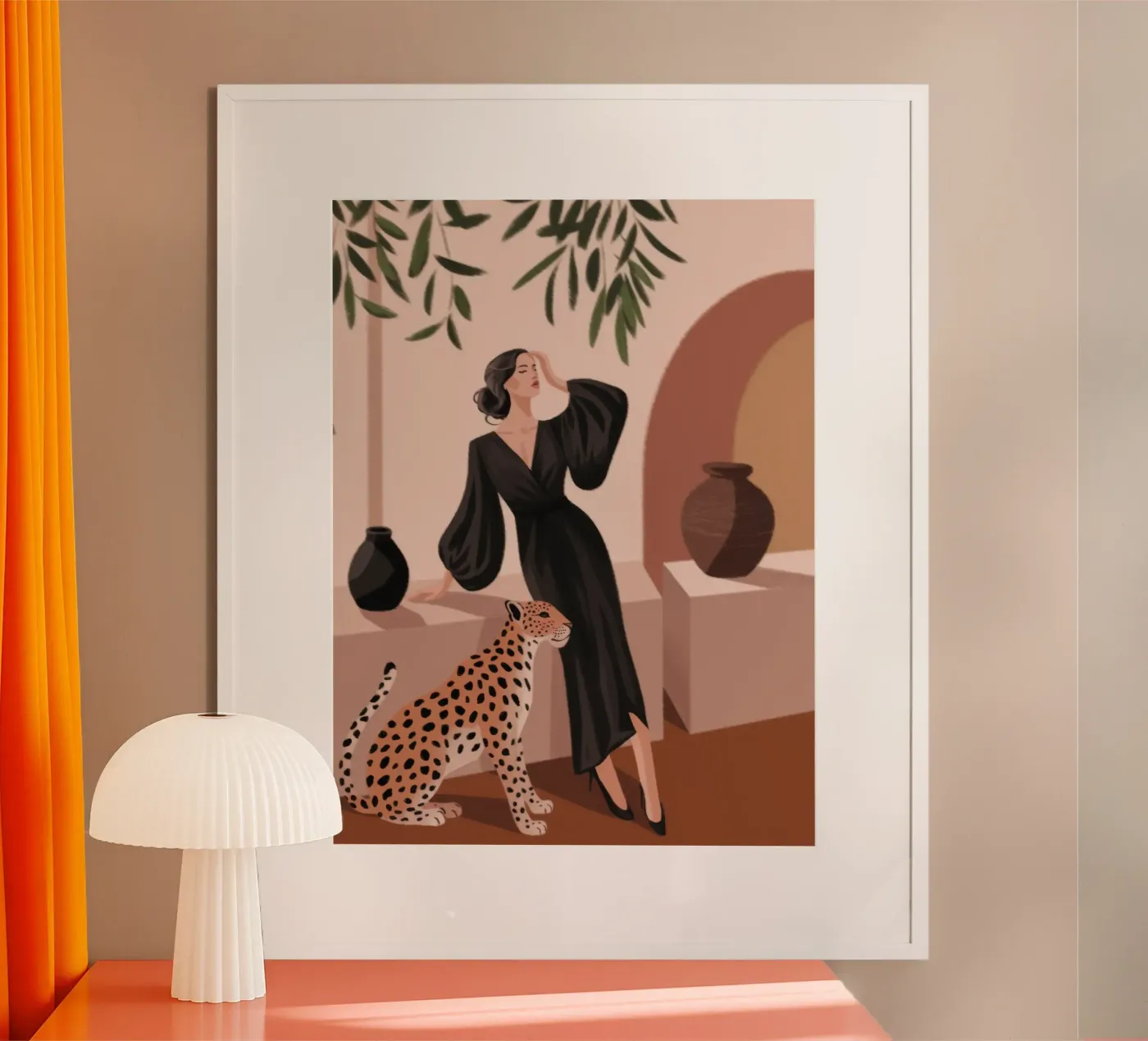 Leopard Grace Symphony poster by Atelier Tiga