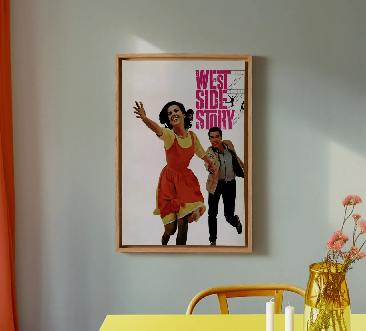 ‘West Side Story’ Retro Movie Poster canvas by Gallery Print and Art Limited