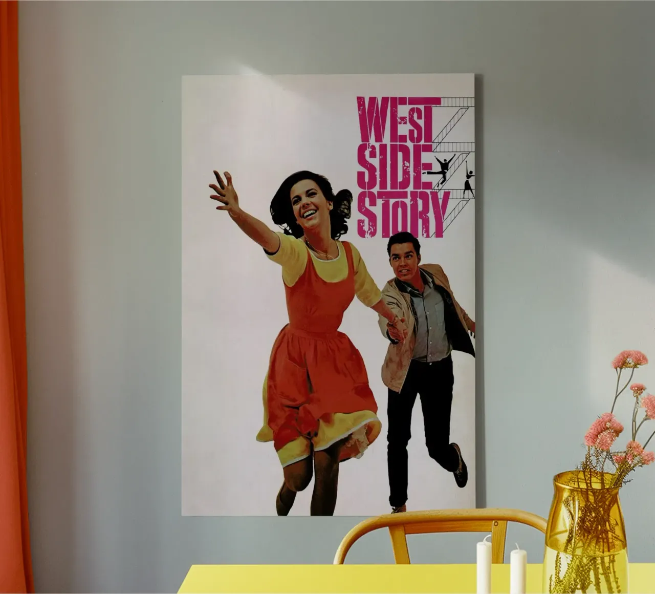 ‘West Side Story’ Retro Movie Poster canvas by Gallery Print and Art Limited