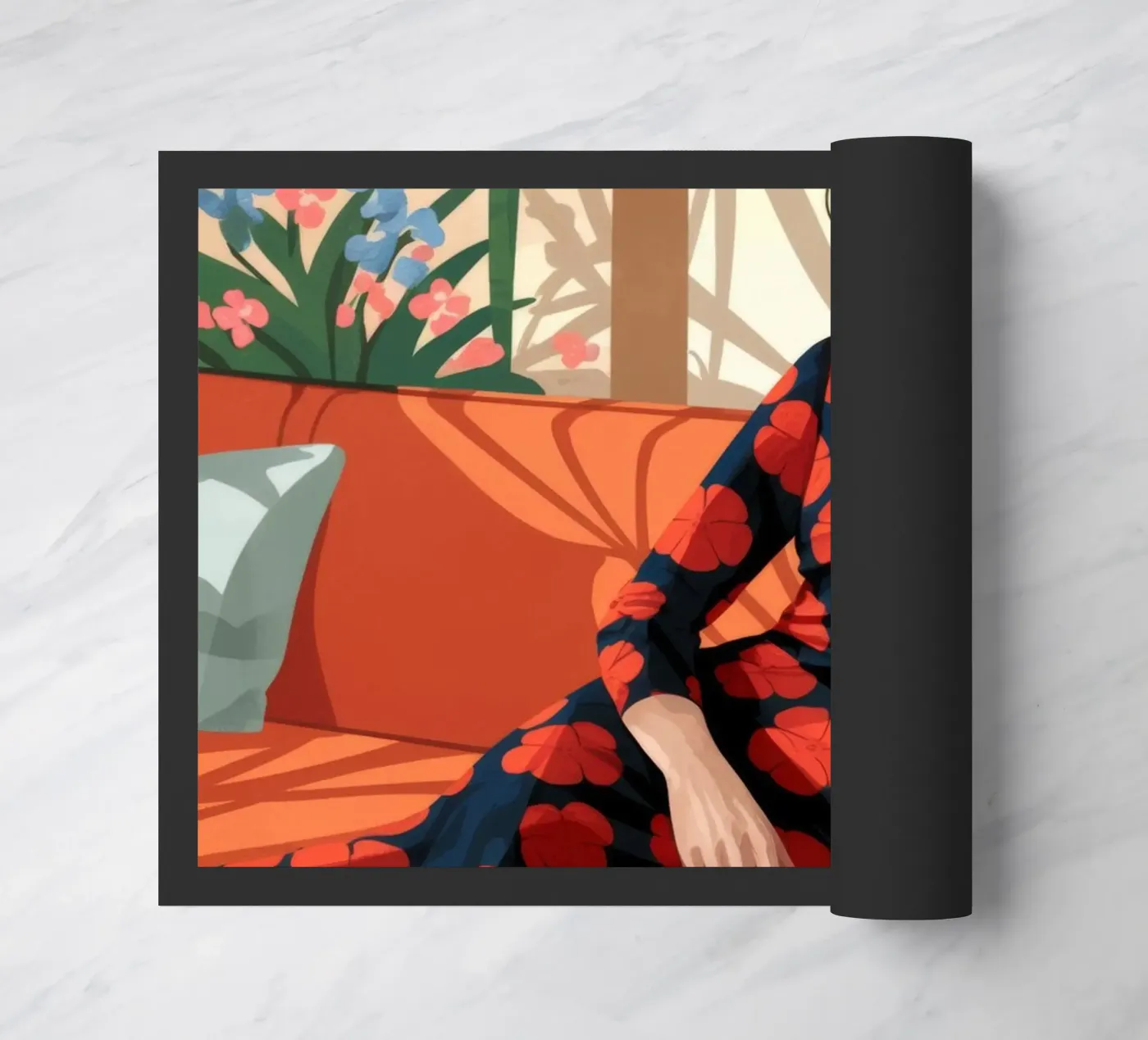 Tropical Elegance doormat by Atelier Tiga