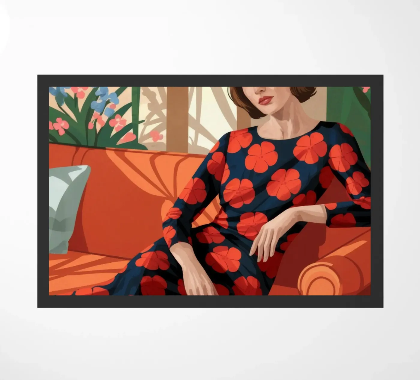 Tropical Elegance doormat by Atelier Tiga