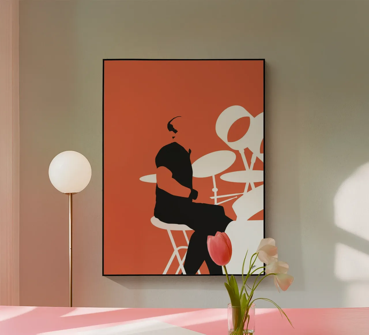 No163 Phil Collins plexiglass da Iconic Rockstars