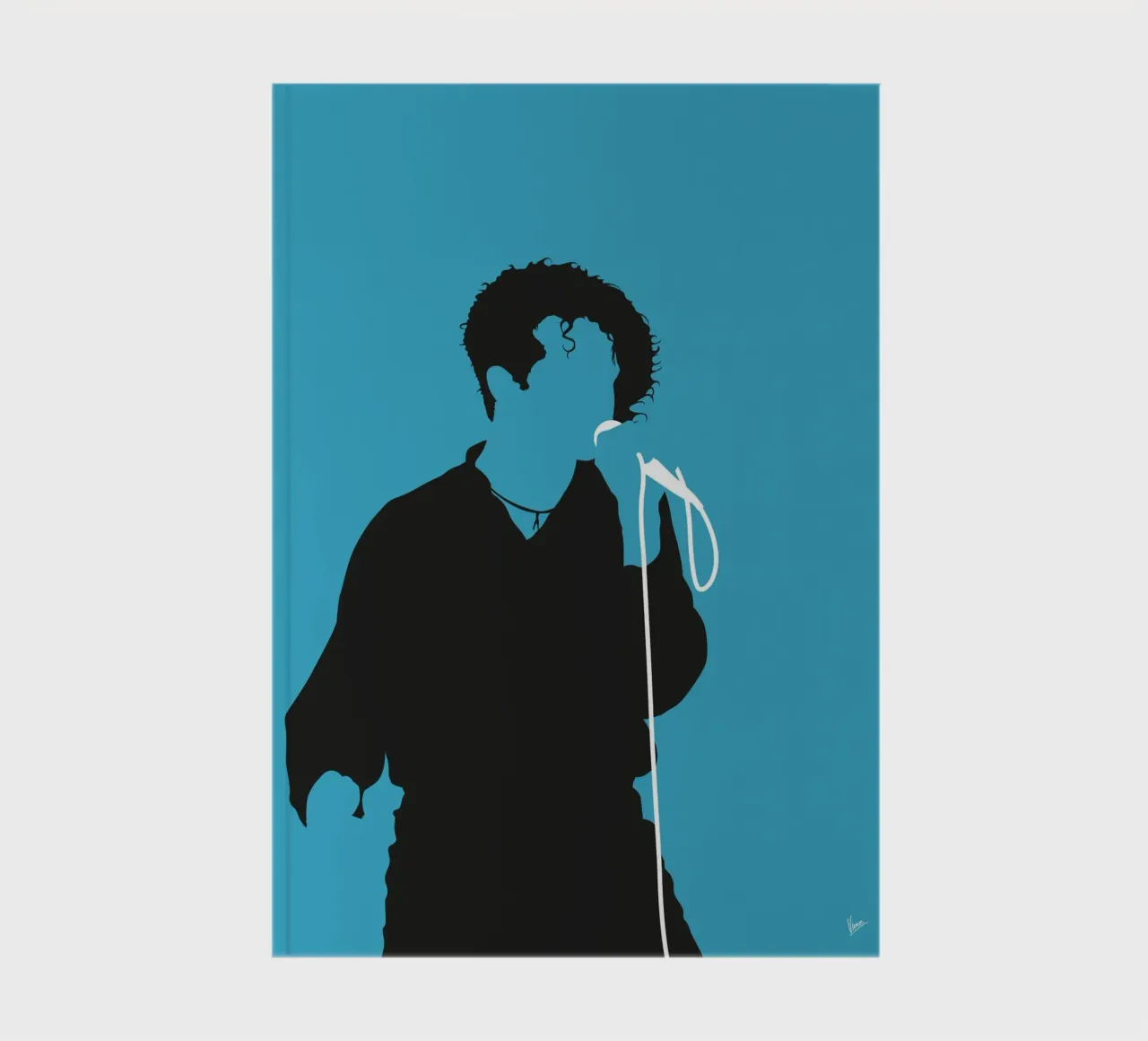 No165 SIMPLY RED notebook by Iconic Rockstars