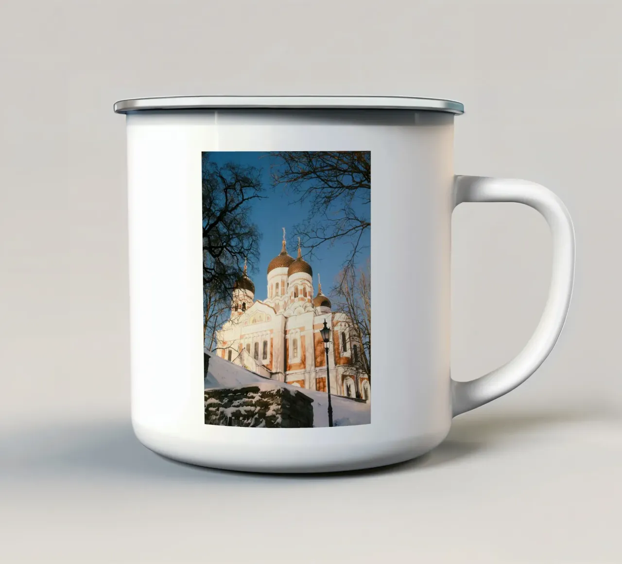 Tallinn Orthodox Cathedral tazza in smalto da FujiPrints