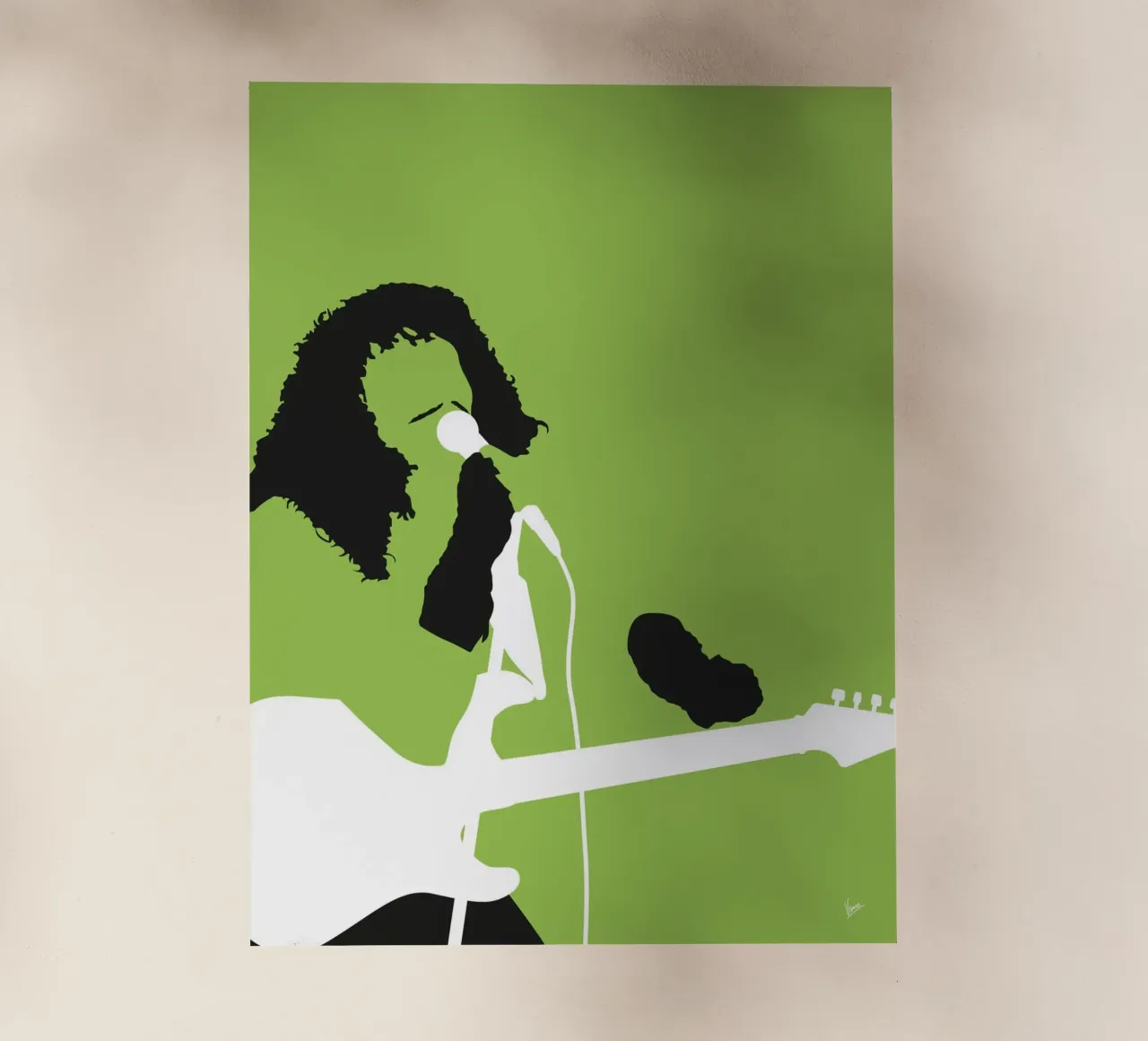 No166 Rick James pellicola backlit da Iconic Rockstars
