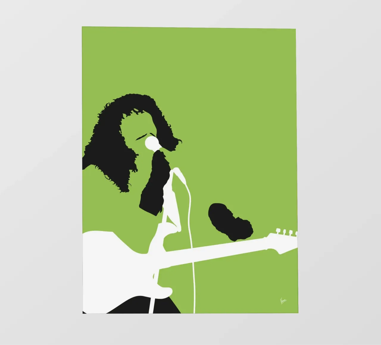 No166 Rick James pellicola backlit da Iconic Rockstars