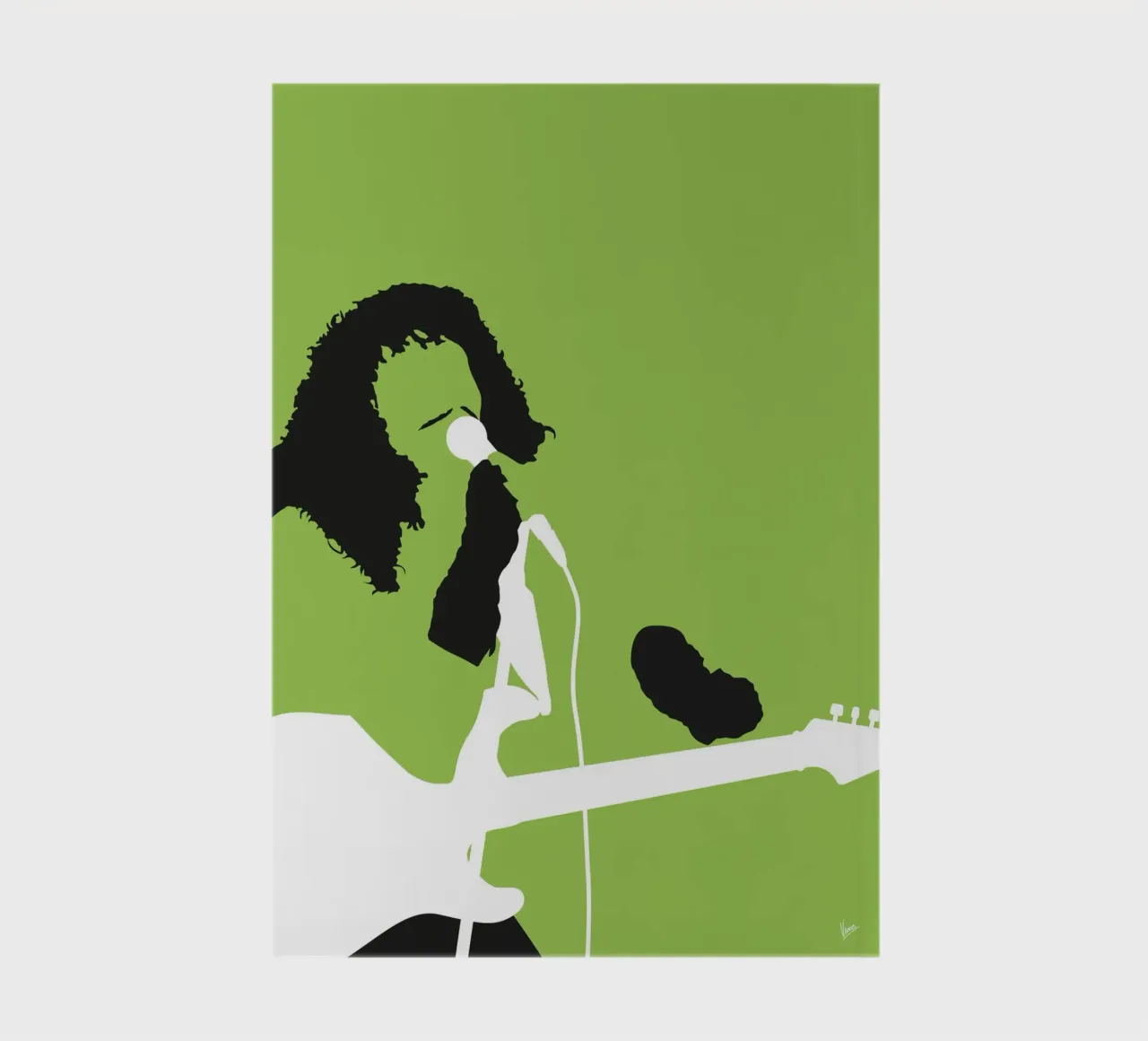 No166 Rick James notebook by Iconic Rockstars