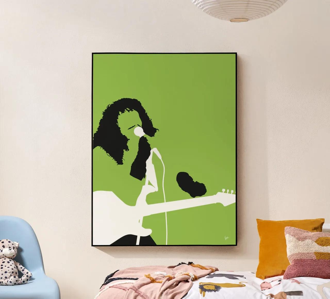 No166 Rick James plexiglass da Iconic Rockstars