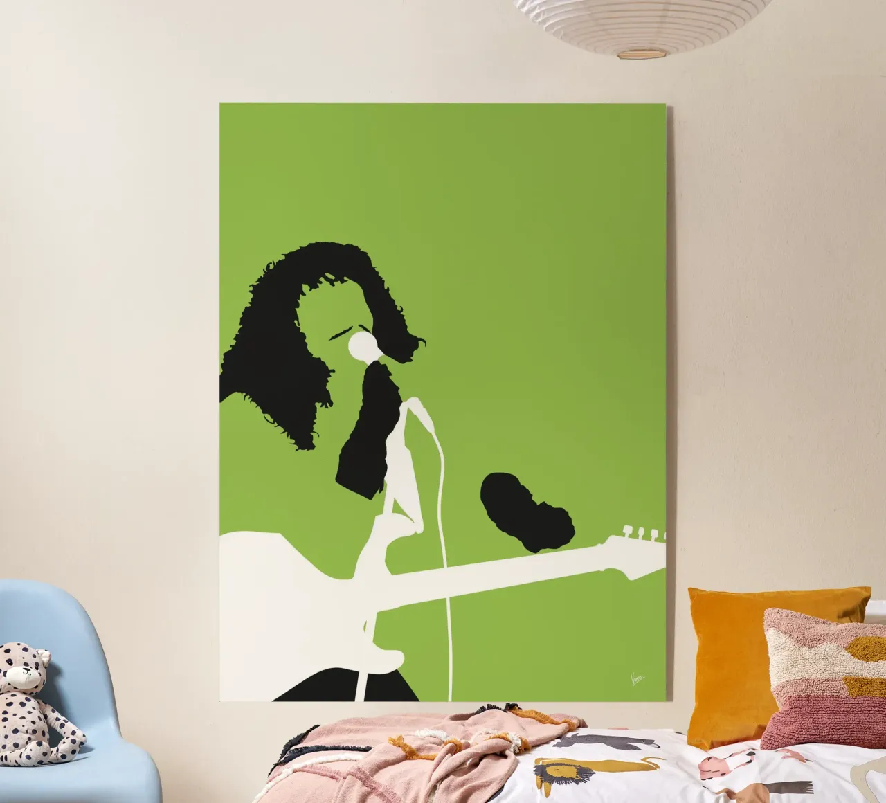 No166 Rick James plexiglass da Iconic Rockstars