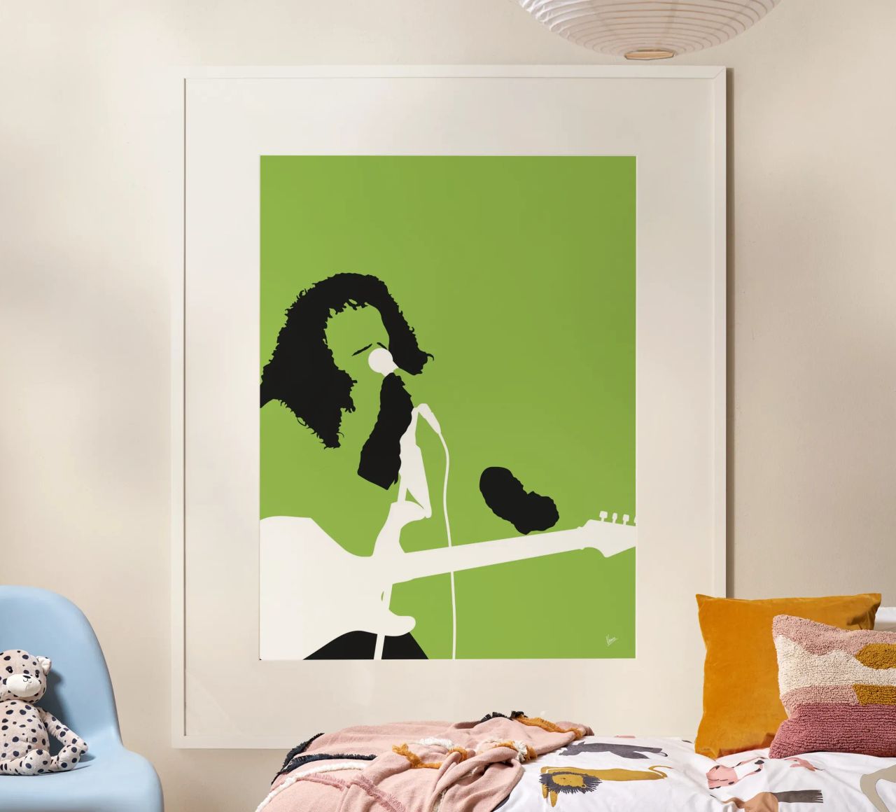 No166 Rick James Poster von Iconic Rockstars
