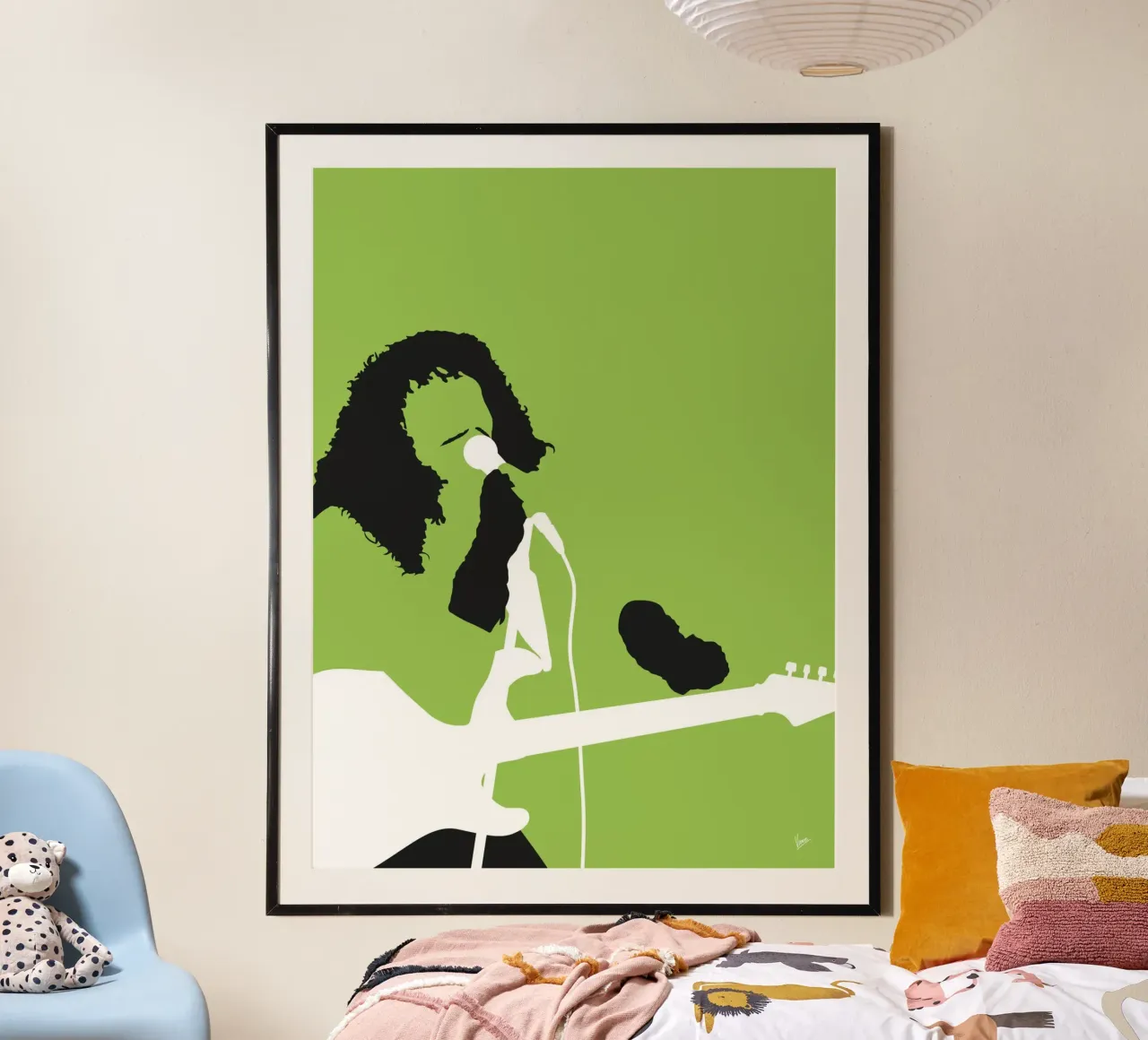 No166 Rick James carta hahnemühle da Iconic Rockstars