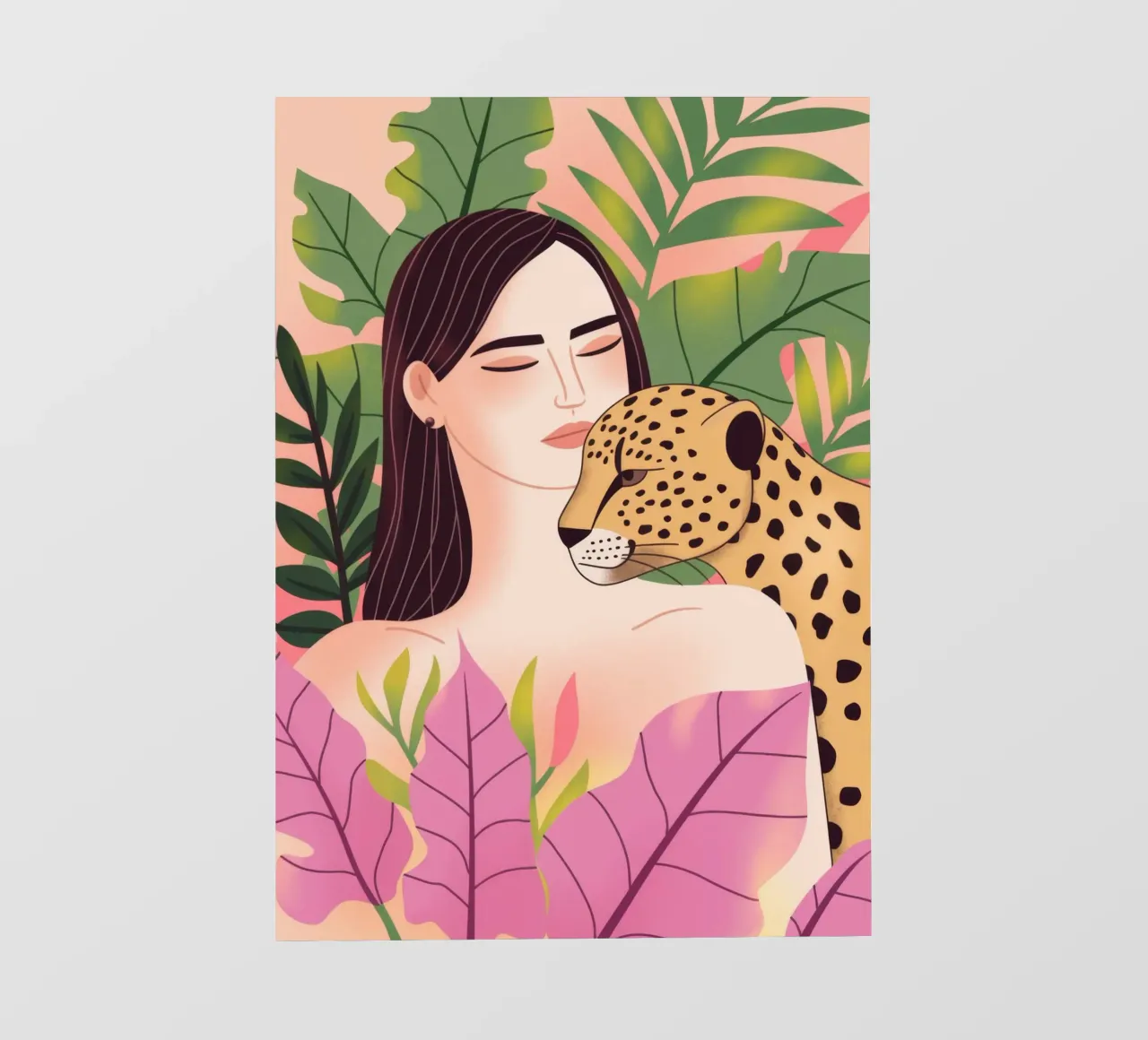 Compagnonnage dans la jungle papier peint photo de Atelier Tiga
