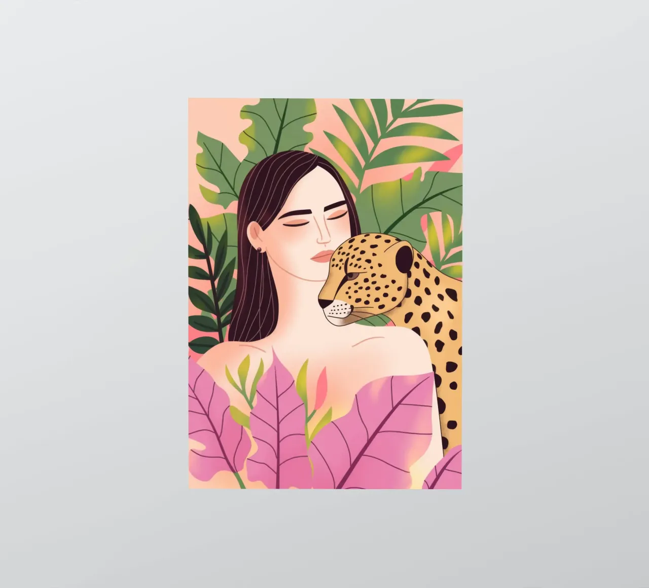 Dschungelbegleitung Sticker von Atelier Tiga