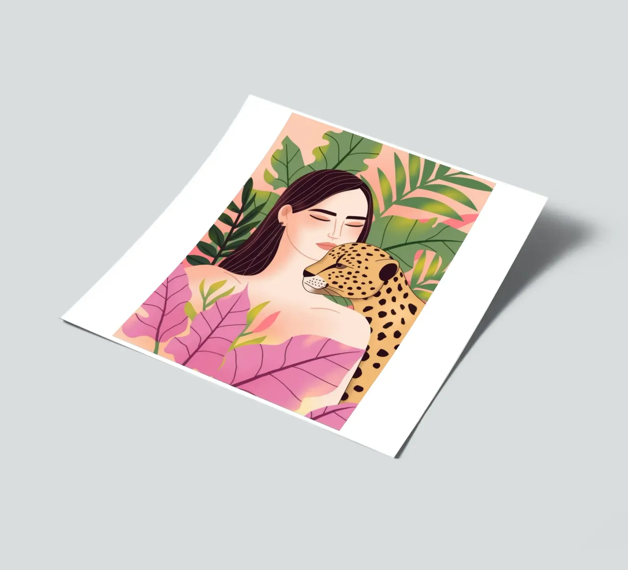 Compagnonnage dans la jungle planche autocollant de Atelier Tiga
