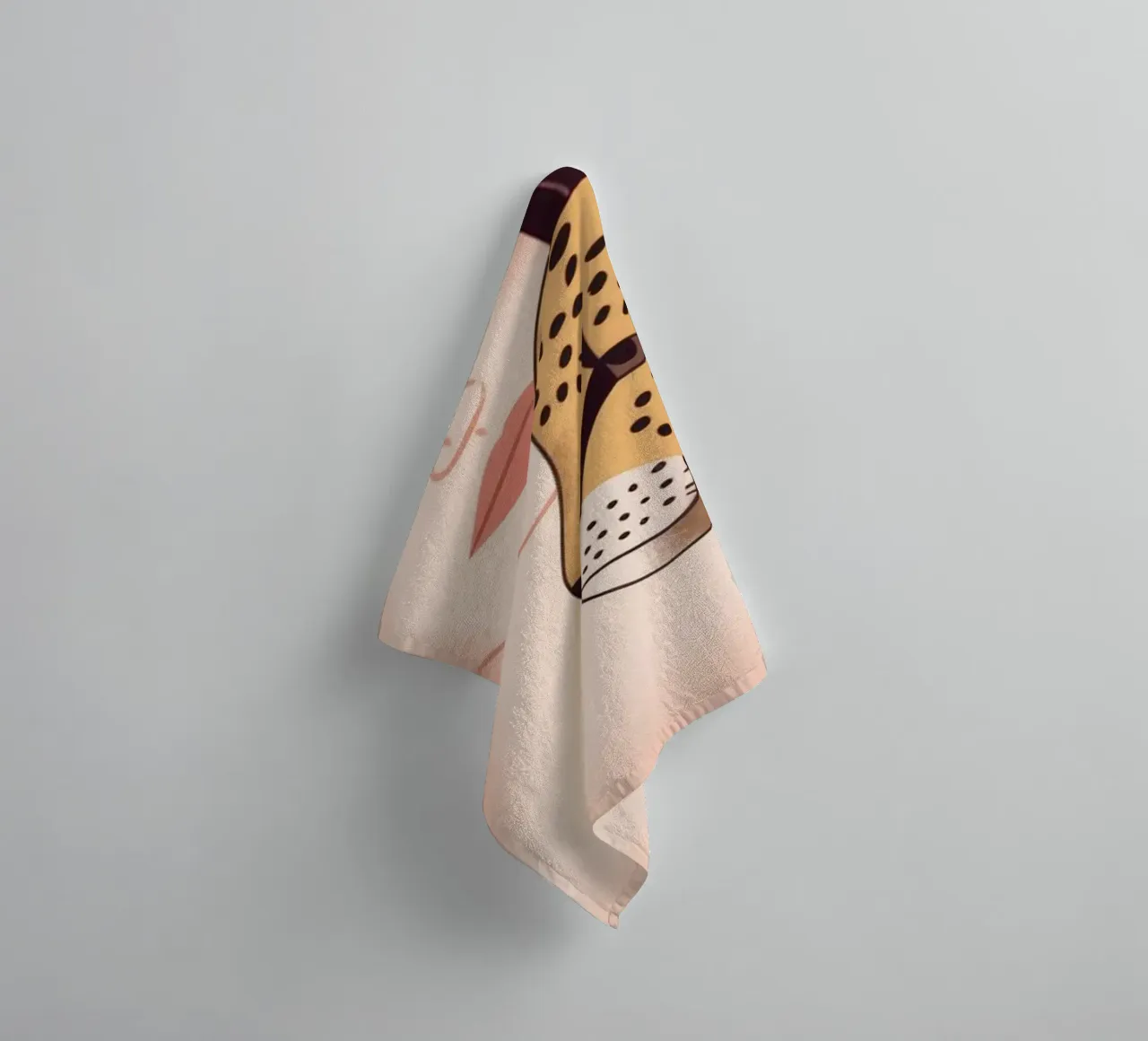 Gezelschap in de jungle badhanddoek van Atelier Tiga