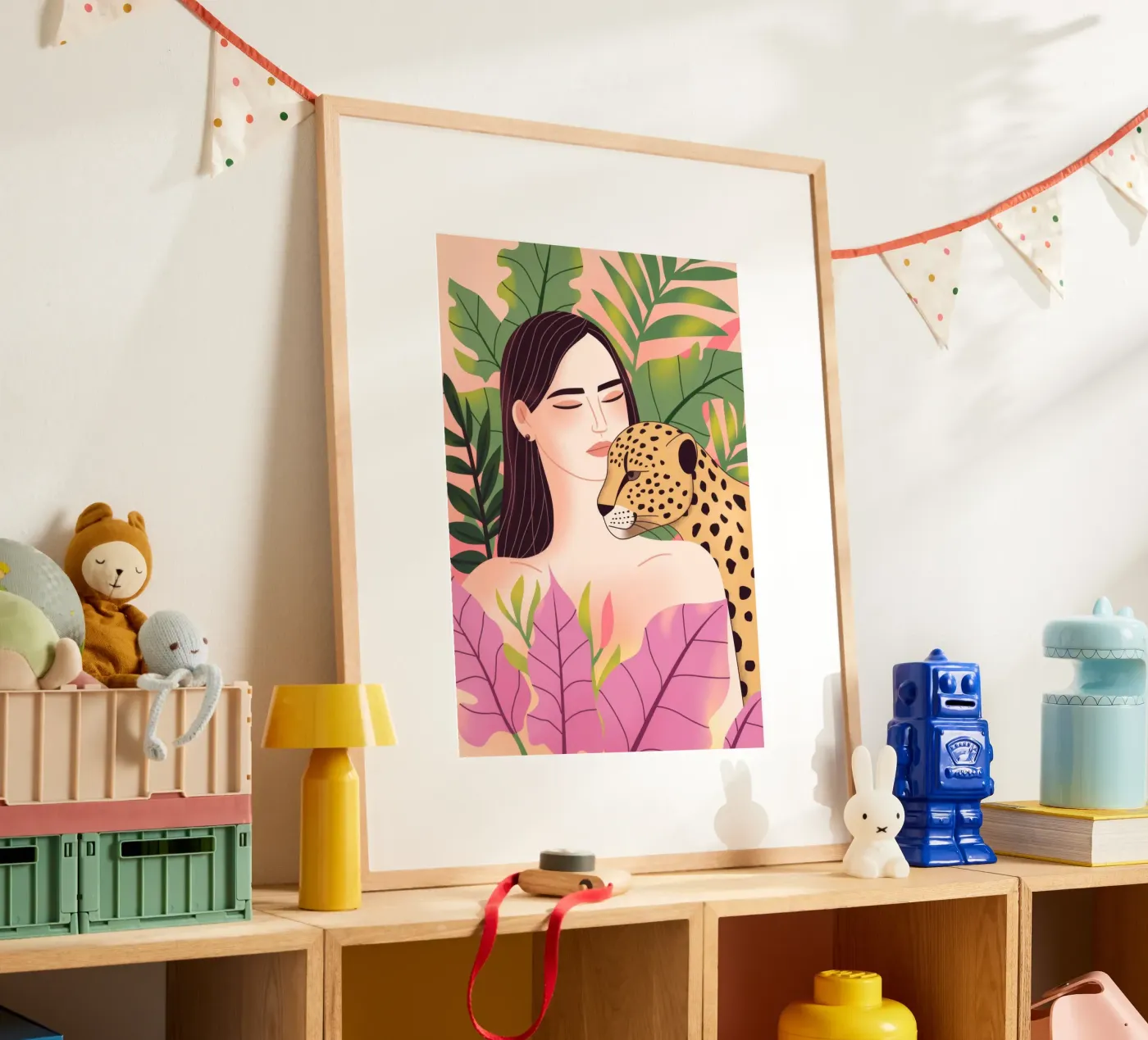 Compagnia nella giungla poster da Atelier Tiga