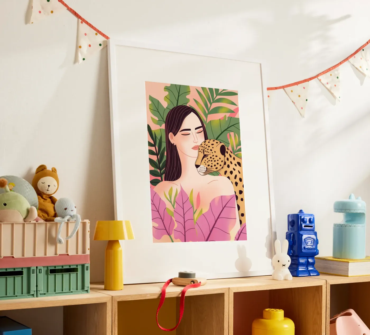 Compagnia nella giungla poster da Atelier Tiga