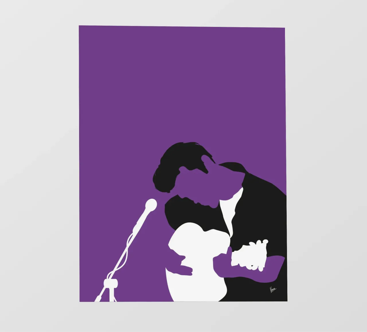 No171 Chris Isaak pellicola backlit da Iconic Rockstars