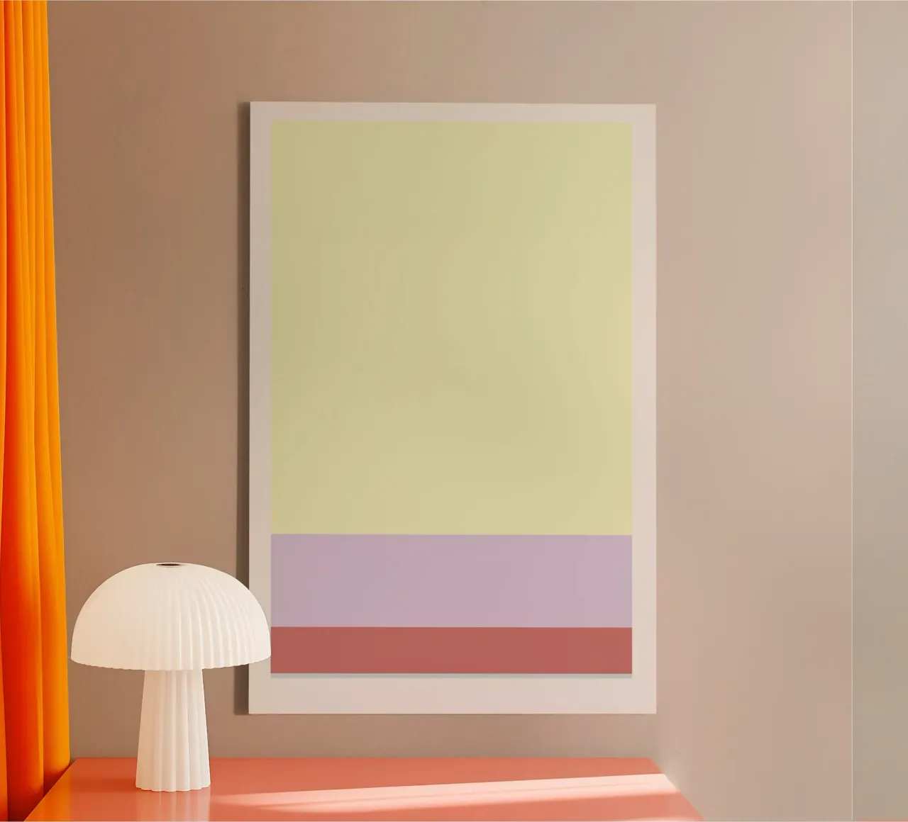 Stripe Light 3 tela con Cornice a cassetta da 170QM