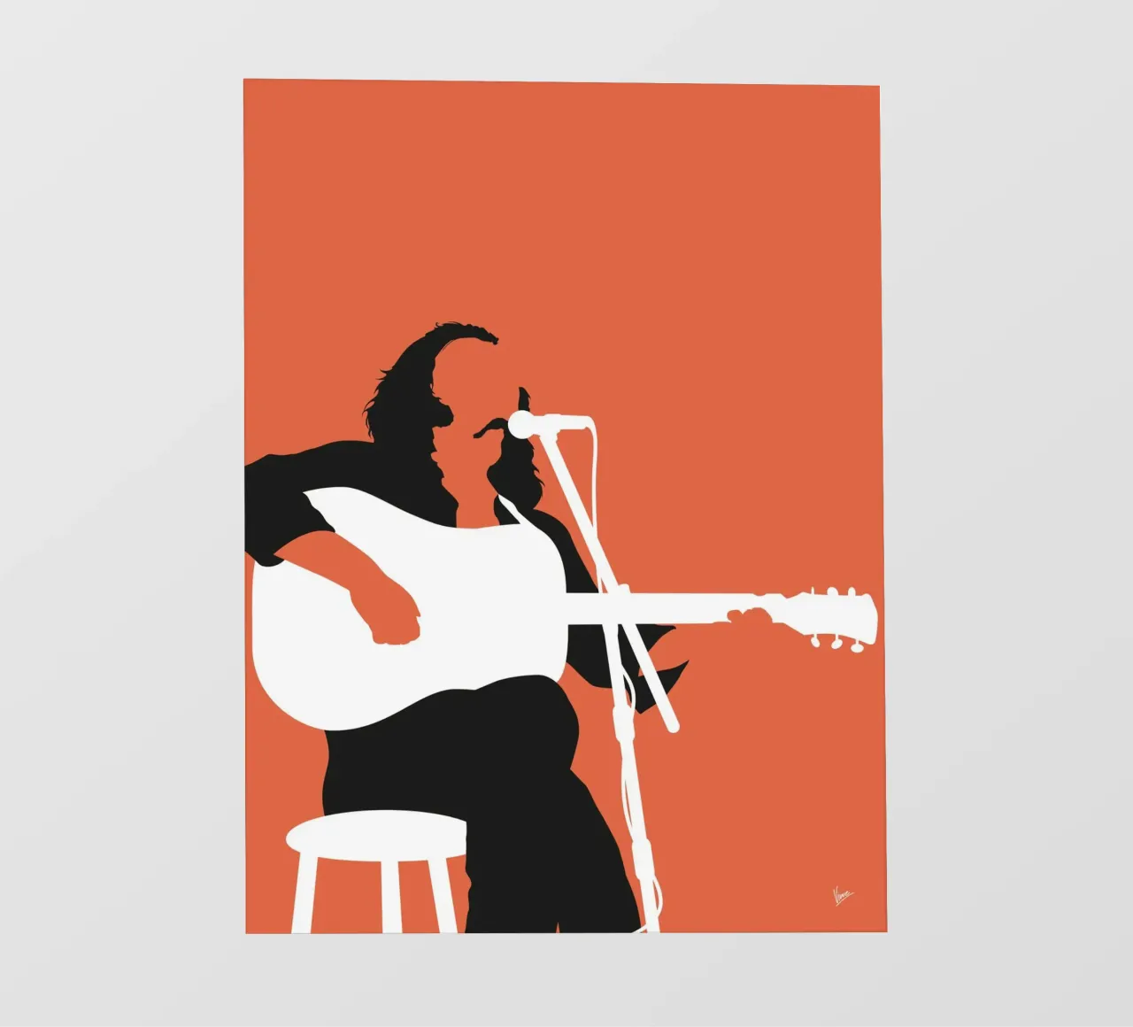 No173 Crosby Stills and Nash backlit film by Iconic Rockstars