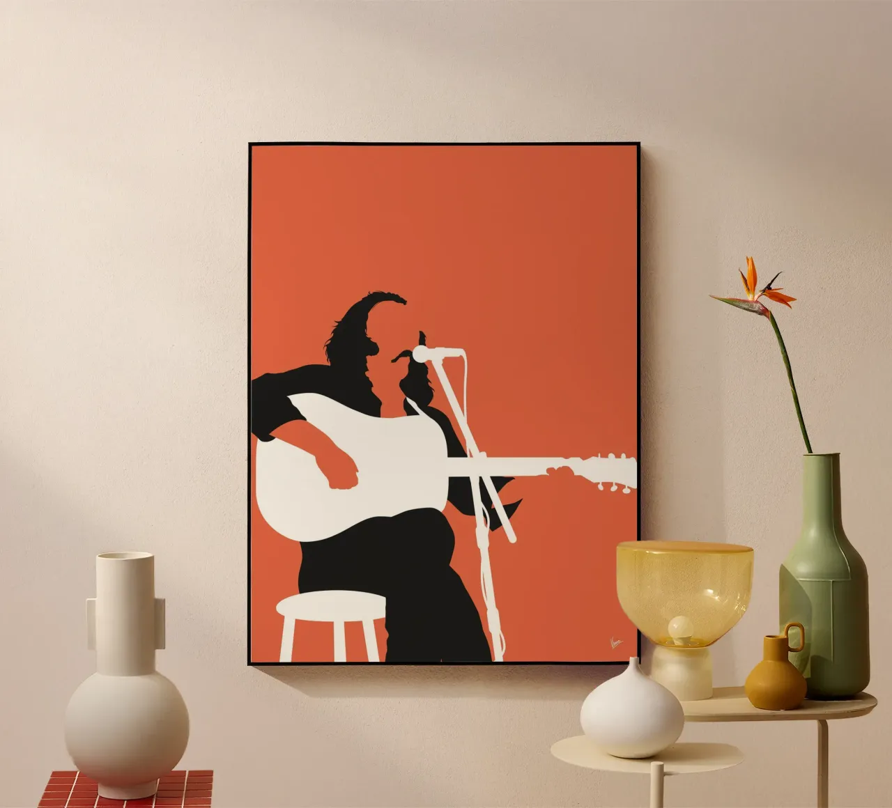 No173 Crosby Stills and Nash plexiglass da Iconic Rockstars