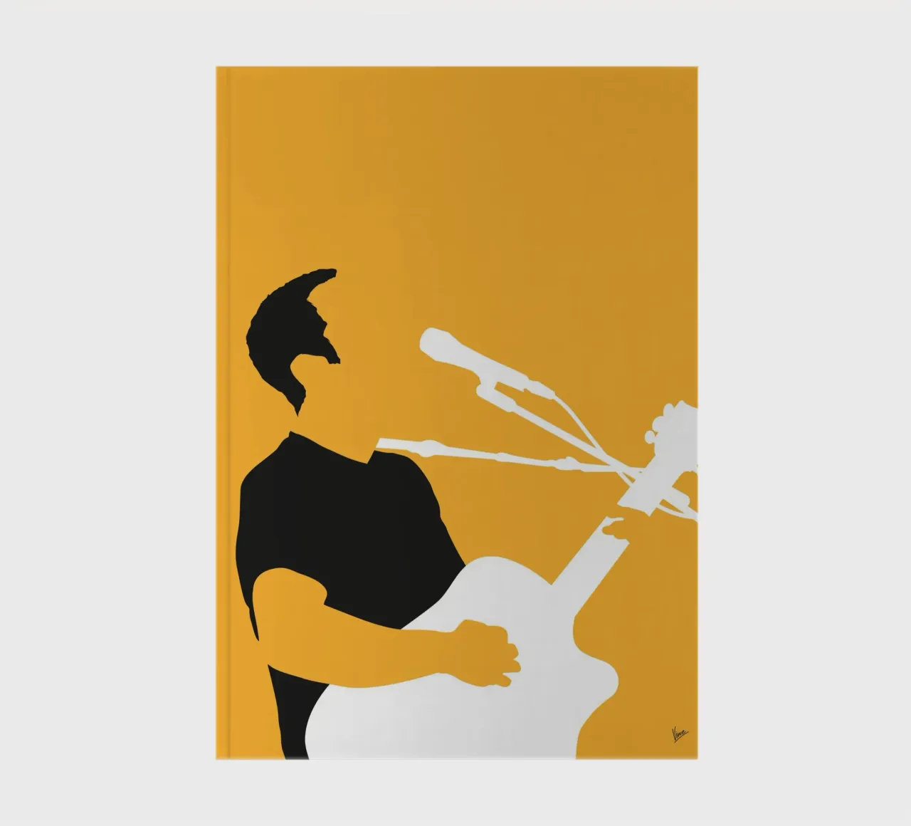 No174 Jack Johnson notebook by Iconic Rockstars