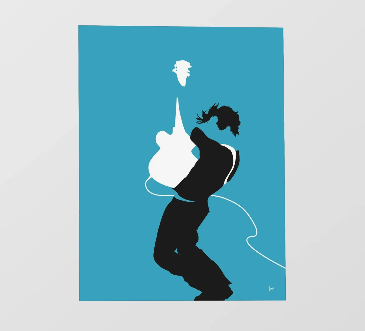 No175 BRYAN ADAMS telo in pvc da Iconic Rockstars