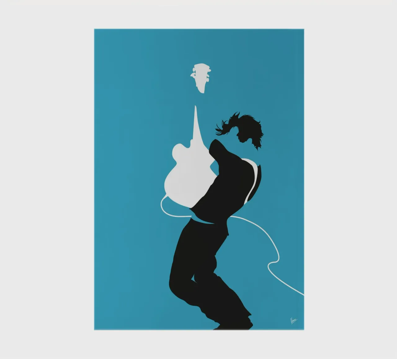 No175 BRYAN ADAMS notebook by Iconic Rockstars