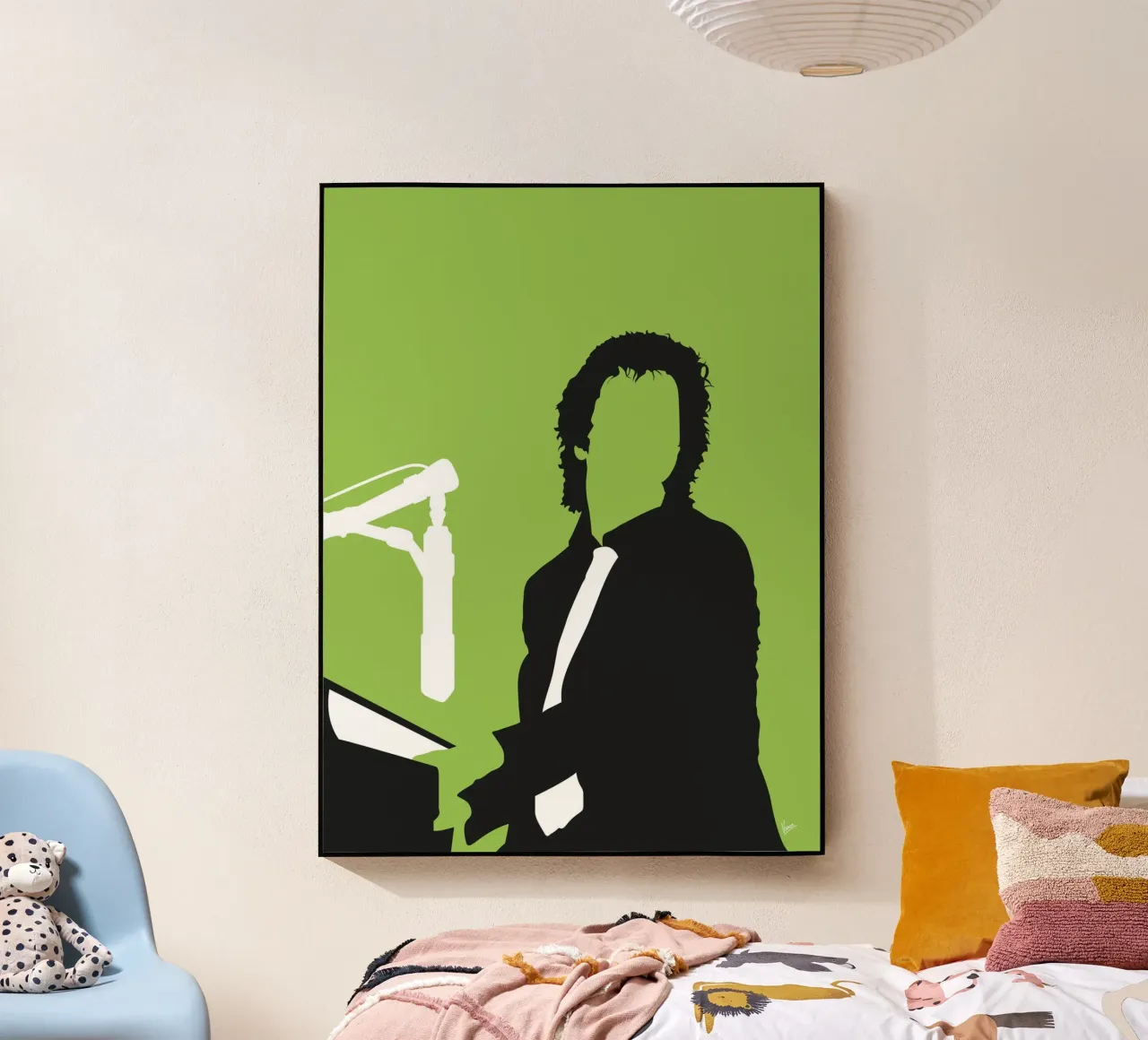 No176 BILLY JOEL plexiglass da Iconic Rockstars