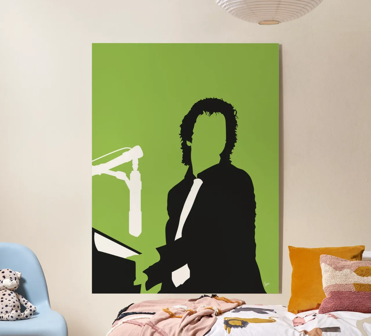 No176 BILLY JOEL plexiglass da Iconic Rockstars