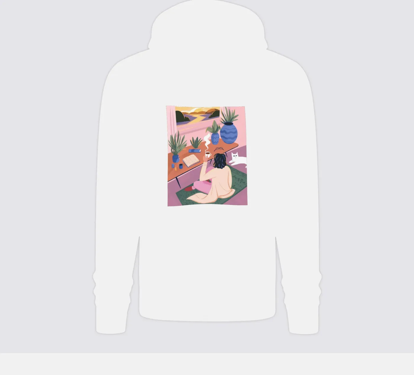 Creative Solitude hoodie by Atelier Tiga