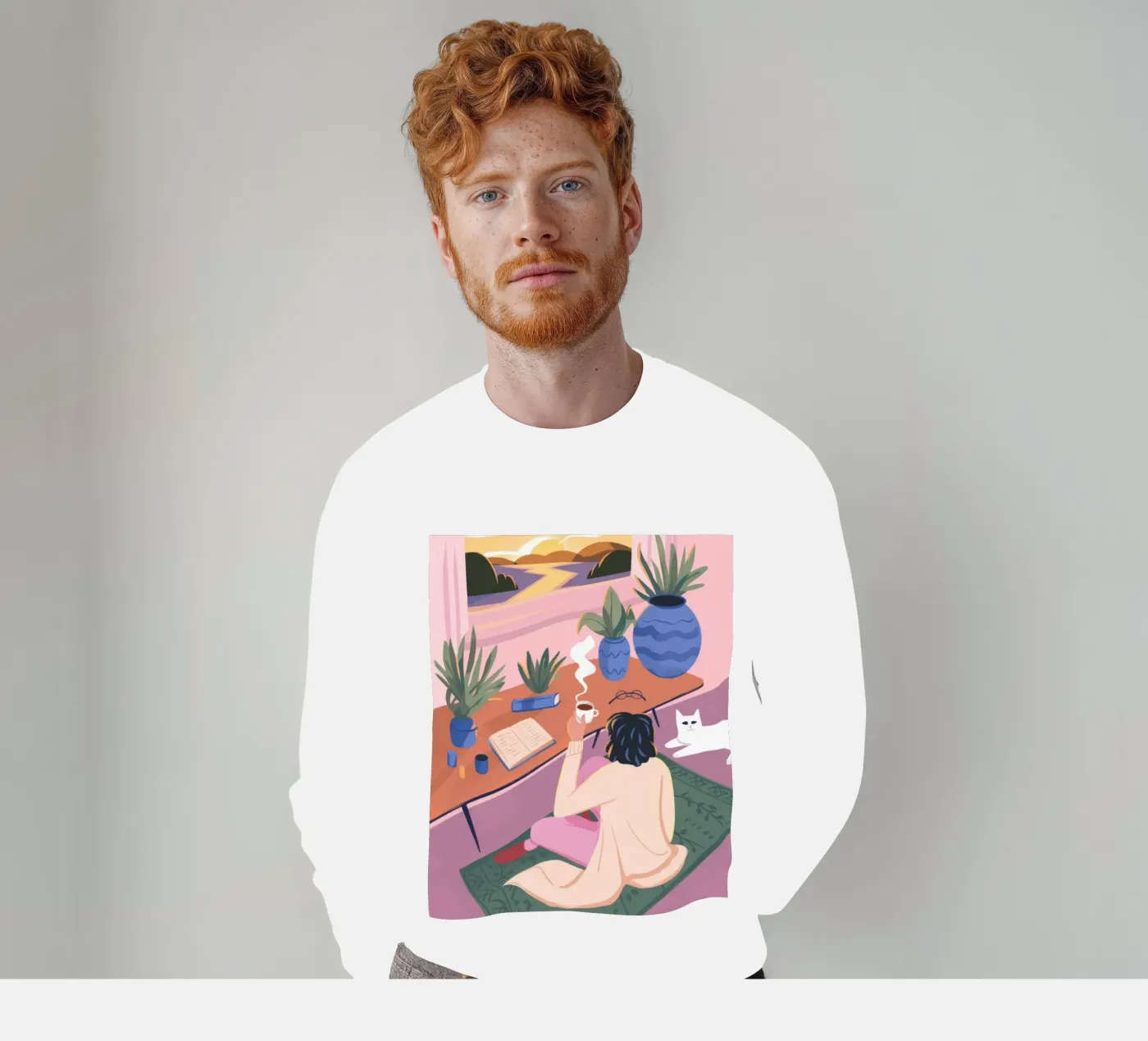 Solitude créative sweat de Atelier Tiga