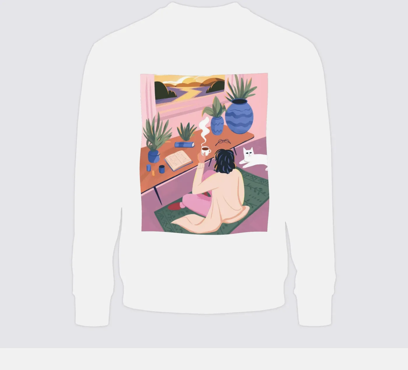 Solitude créative sweat de Atelier Tiga