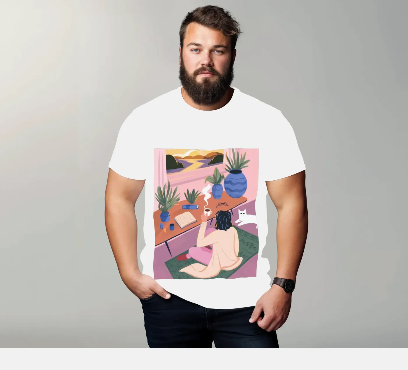 Solitudine creativa t-shirt da Atelier Tiga