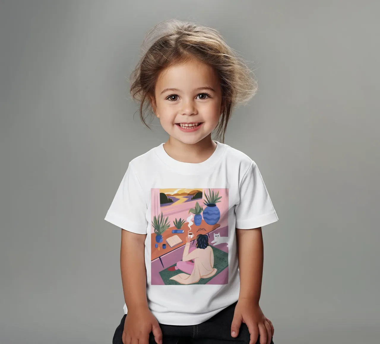 Creatieve eenzaamheid kinder t-shirt van Atelier Tiga
