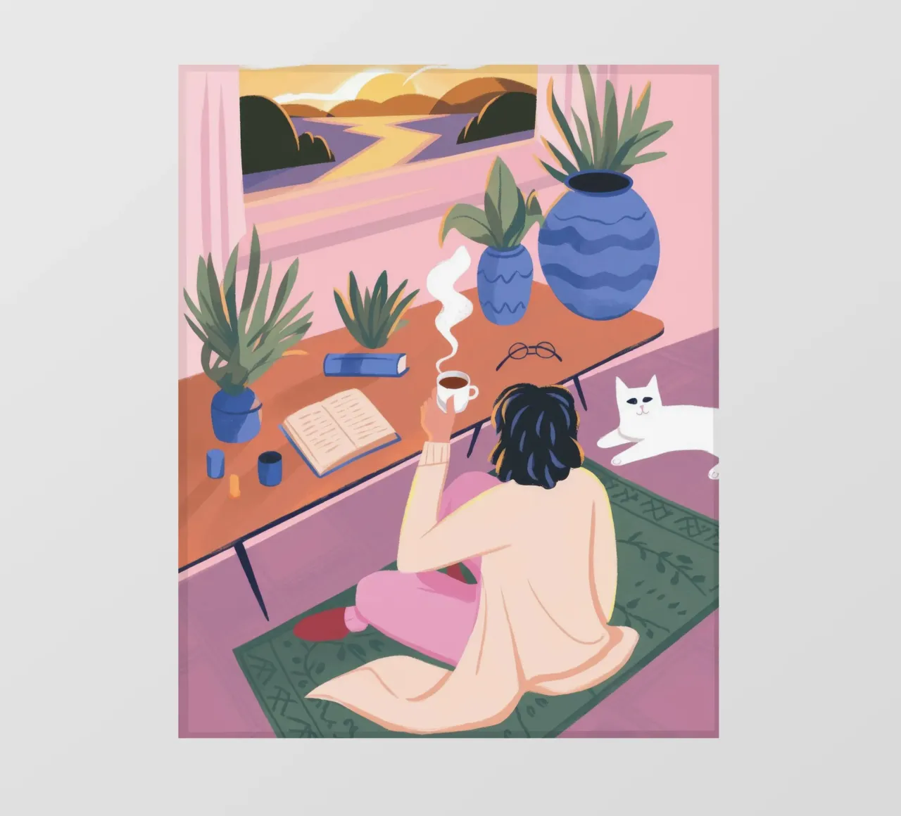 Creatieve eenzaamheid fotobehang van Atelier Tiga