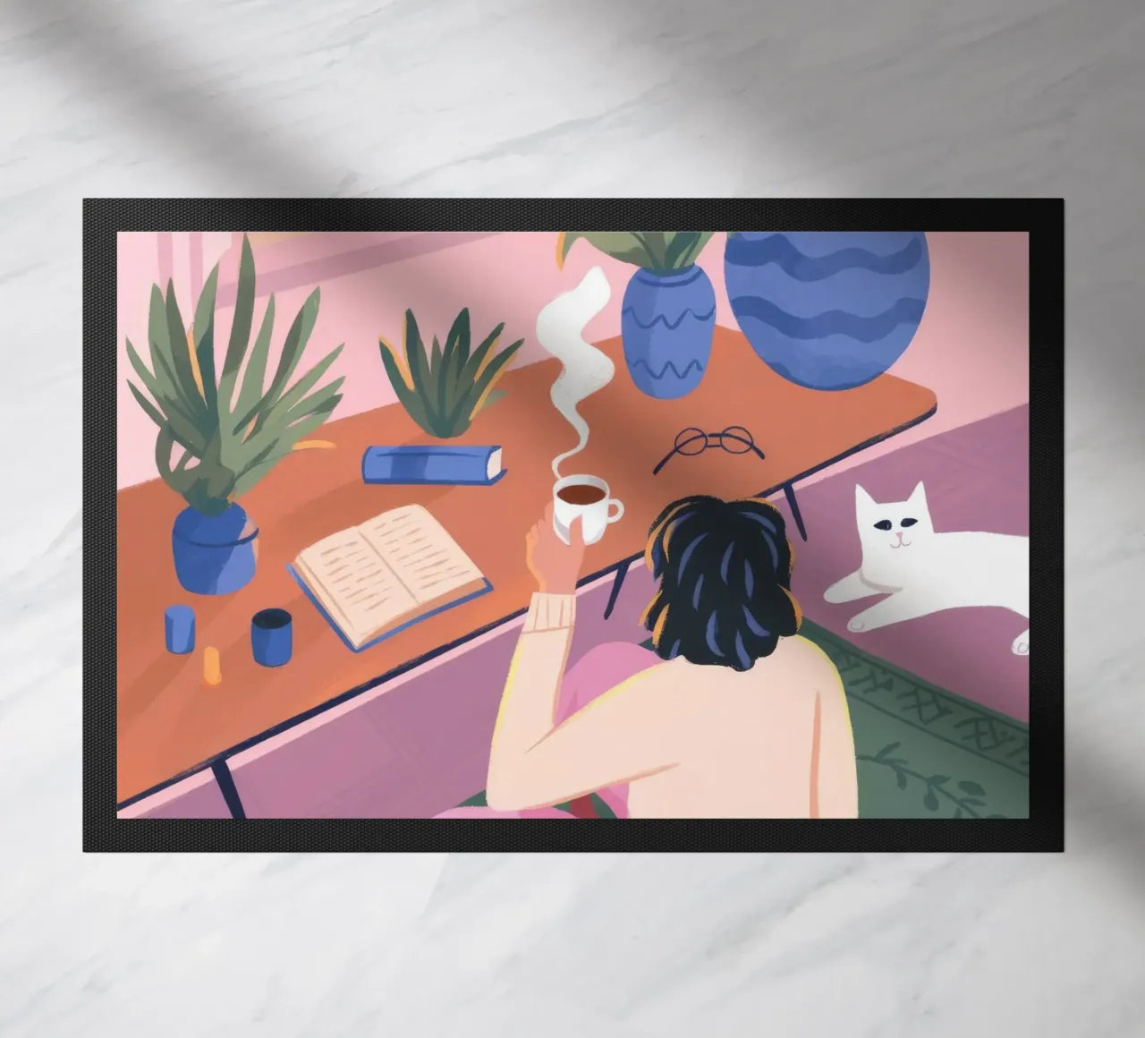 Creative Solitude doormat by Atelier Tiga