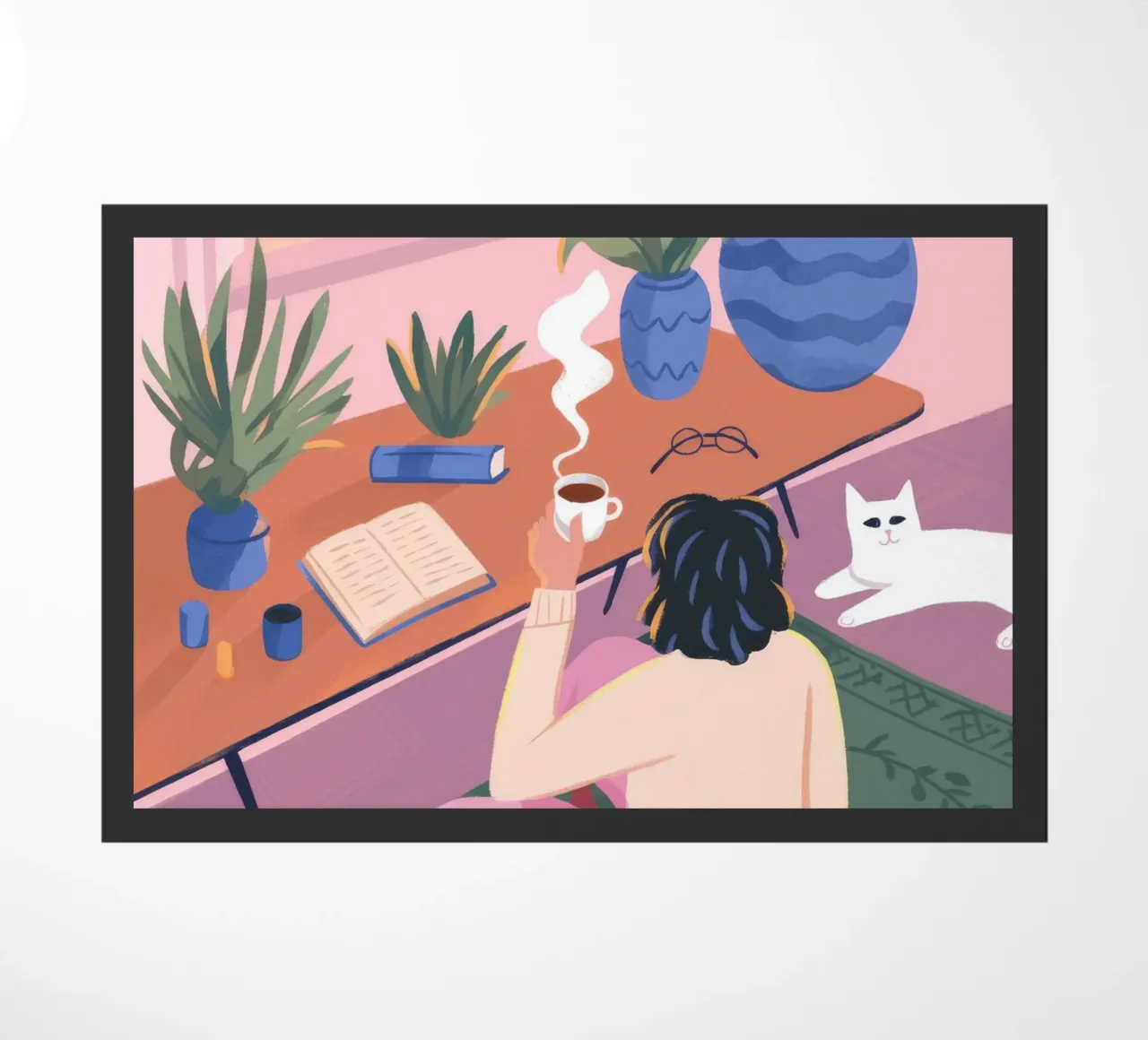 Creative Solitude doormat by Atelier Tiga