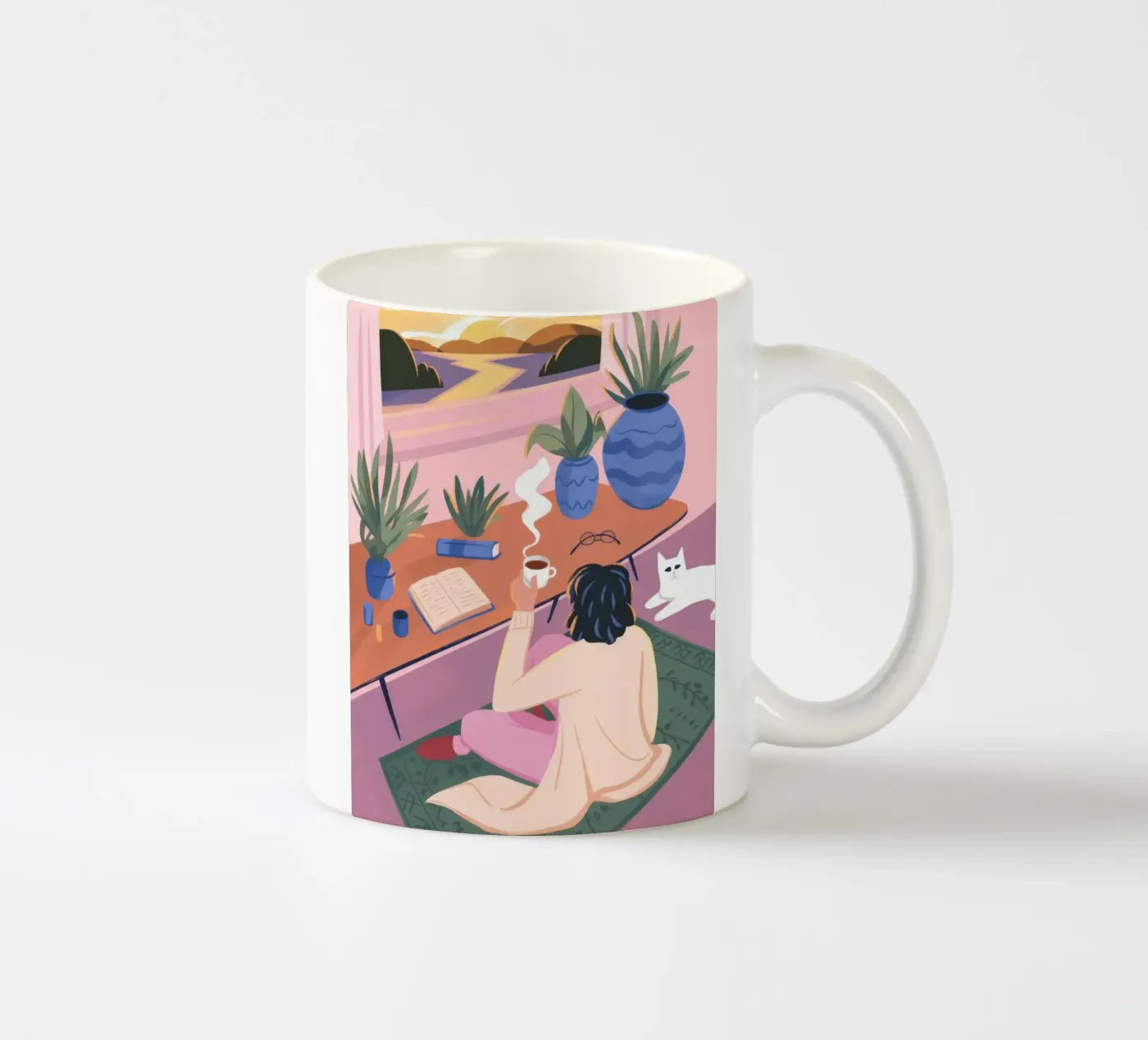 Creative Solitude ceramic mug by Atelier Tiga