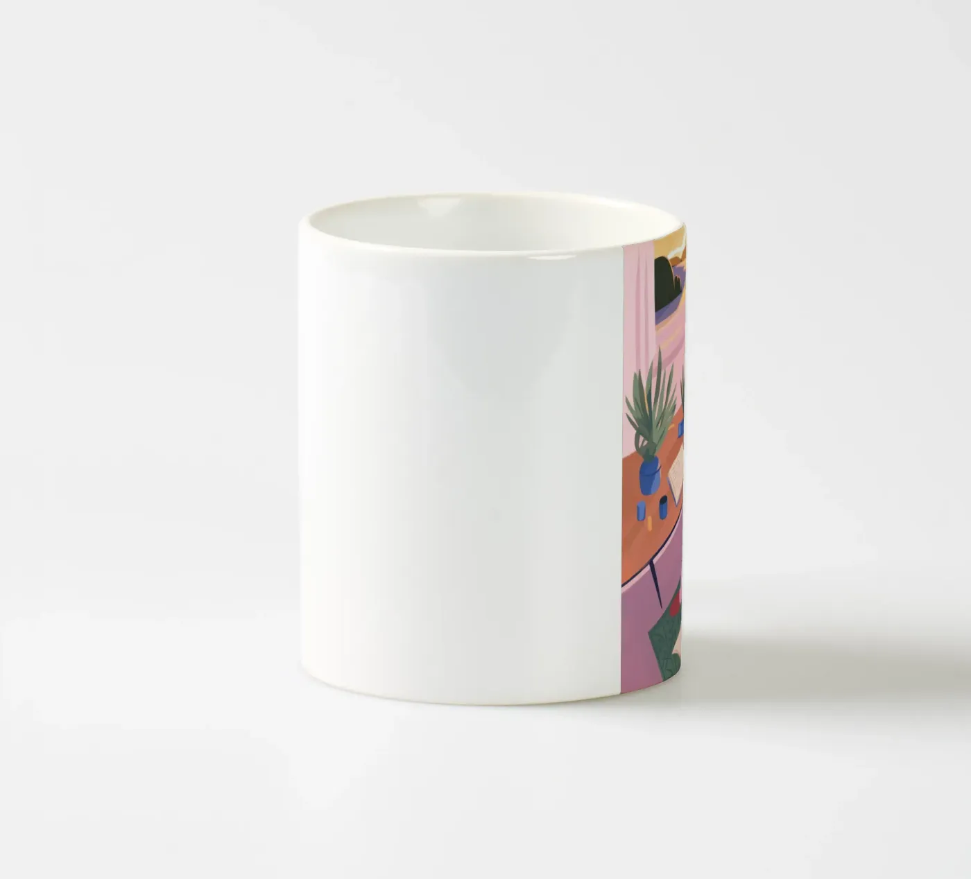Creative Solitude ceramic mug by Atelier Tiga