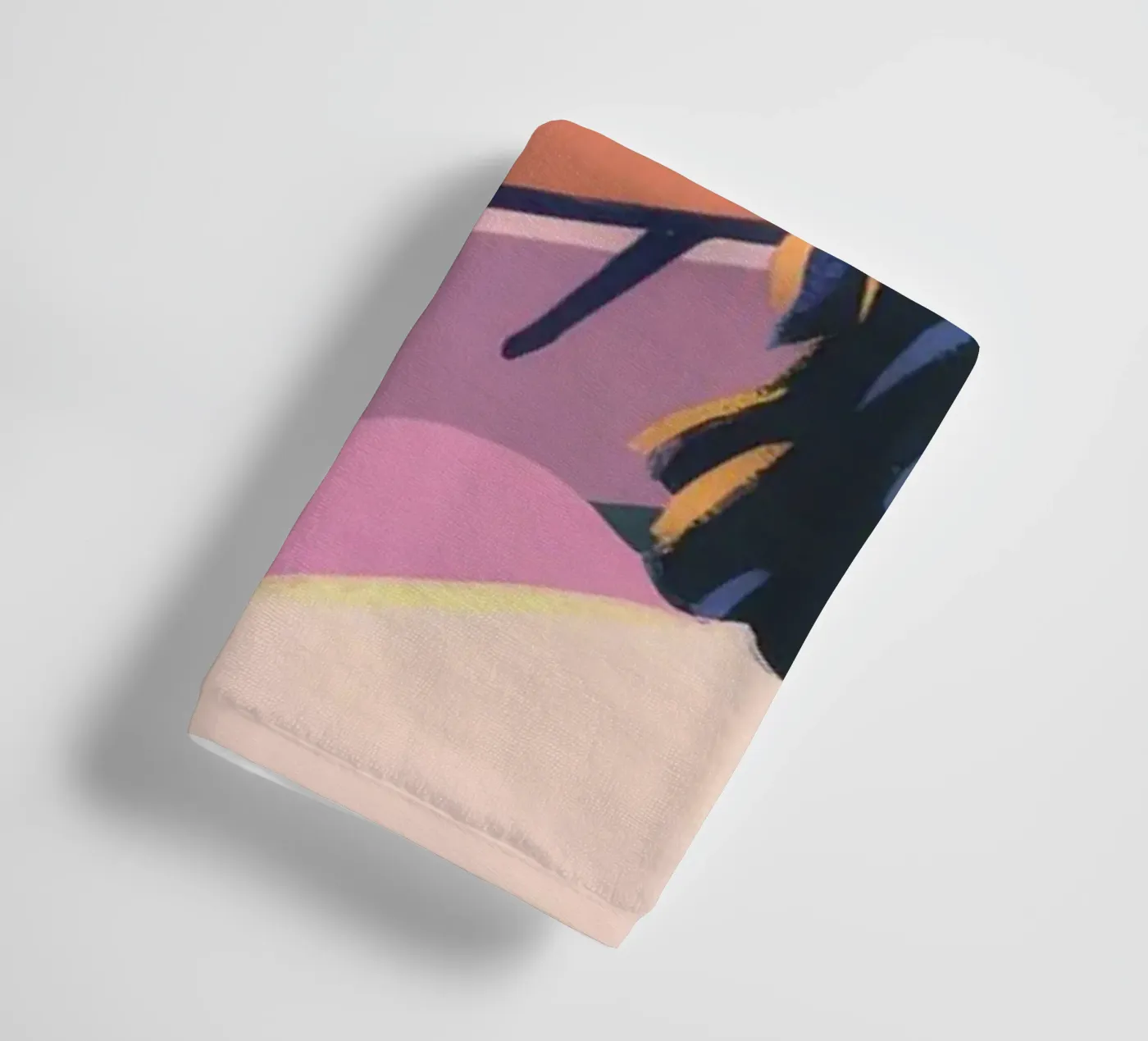 Creatieve eenzaamheid badhanddoek van Atelier Tiga