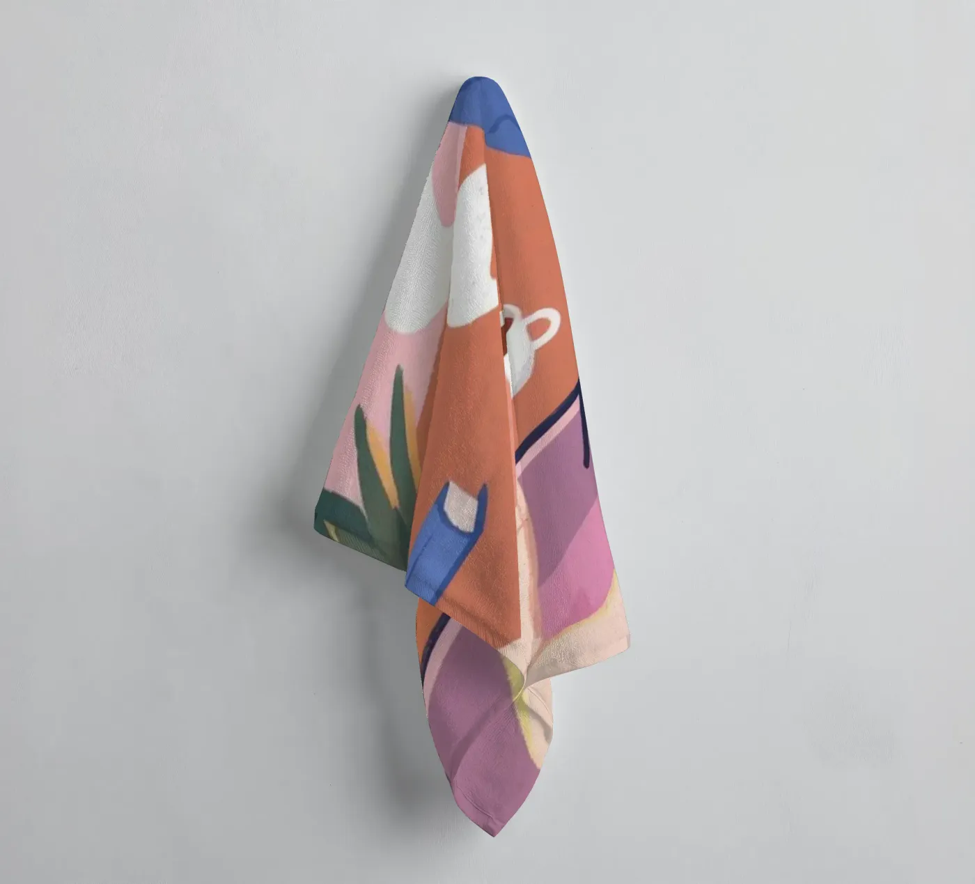 Creatieve eenzaamheid badhanddoek van Atelier Tiga