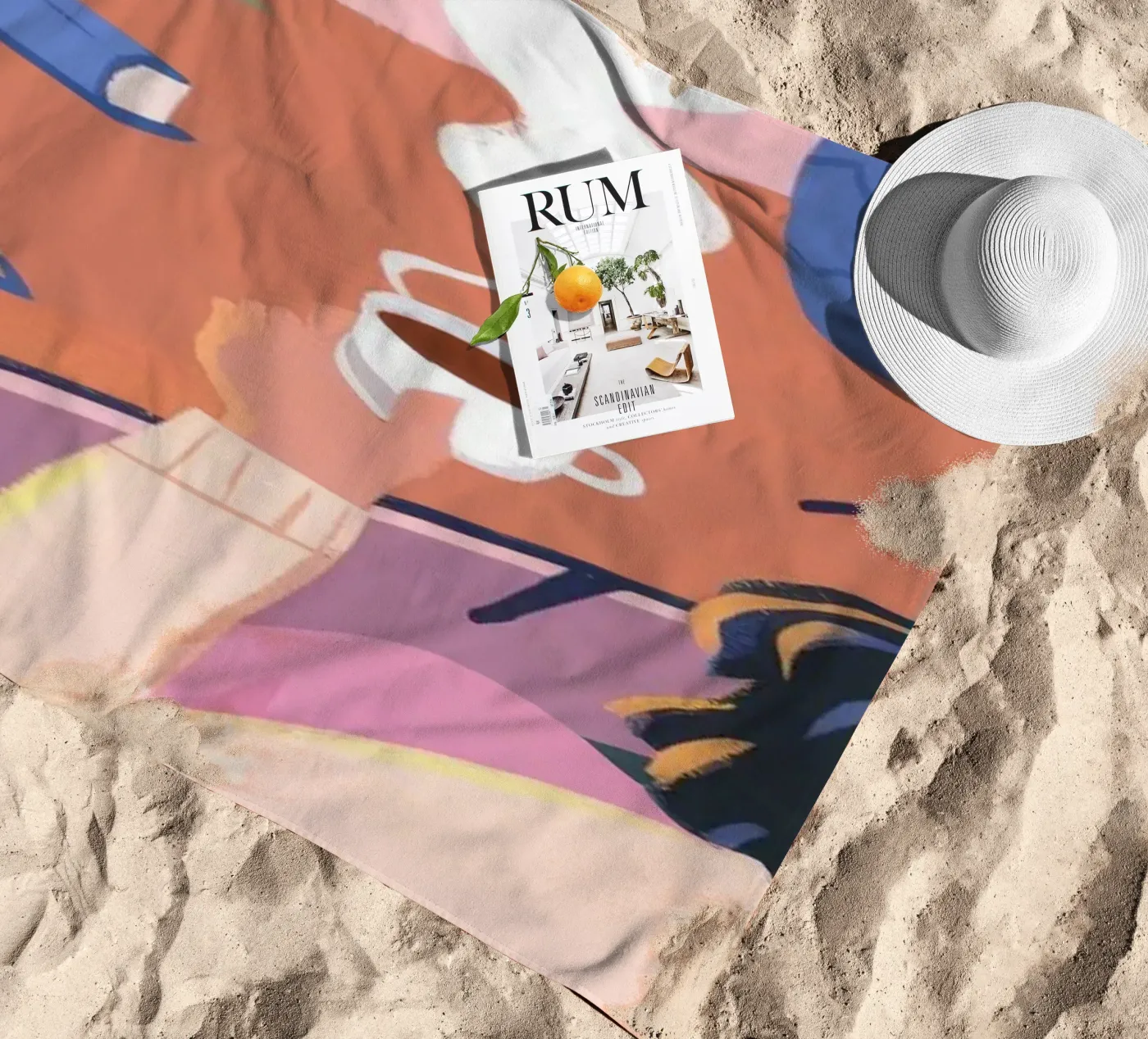 Creative Solitude Strandtuch von Atelier Tiga