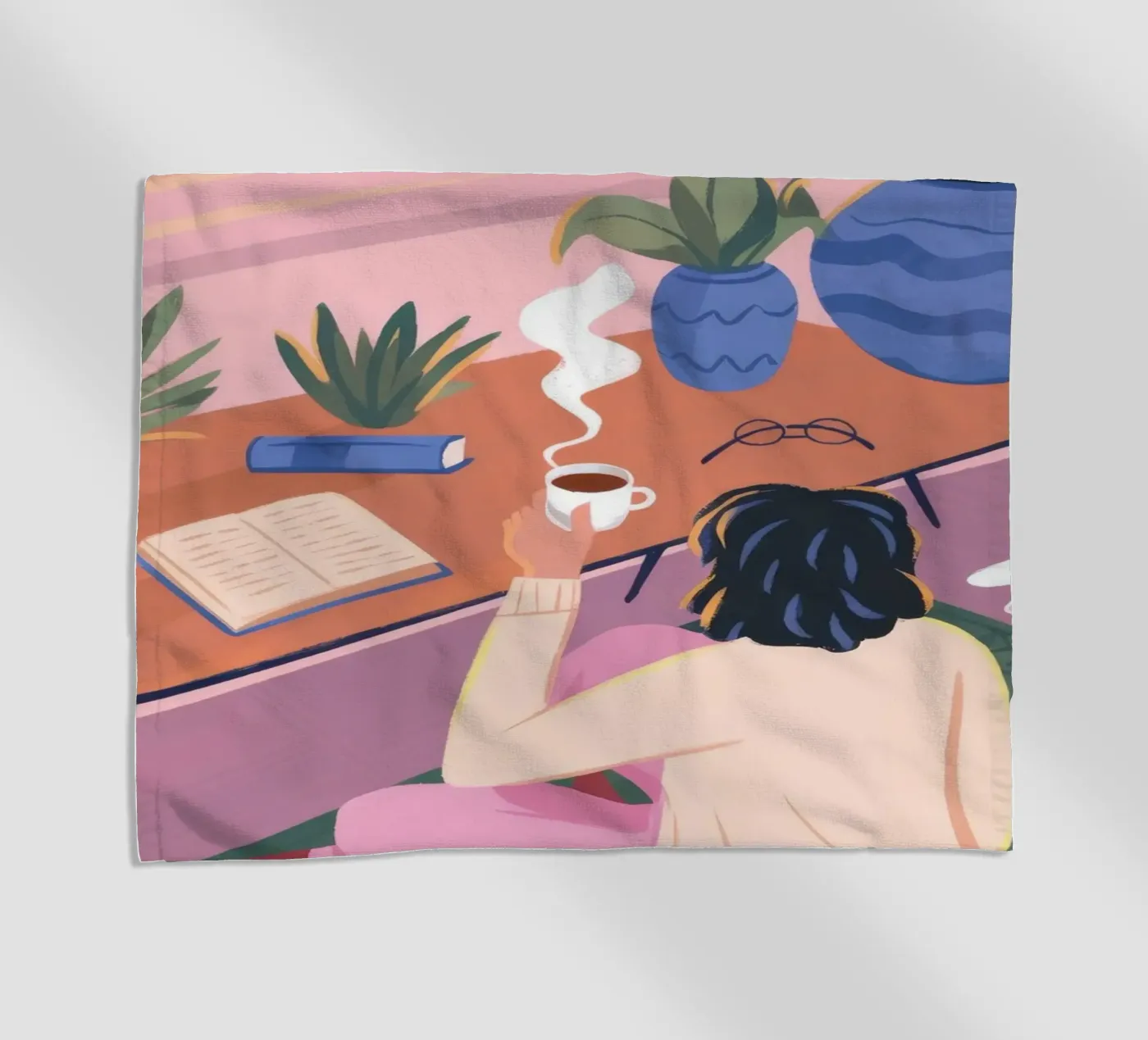 Creative Solitude beach towel by Atelier Tiga