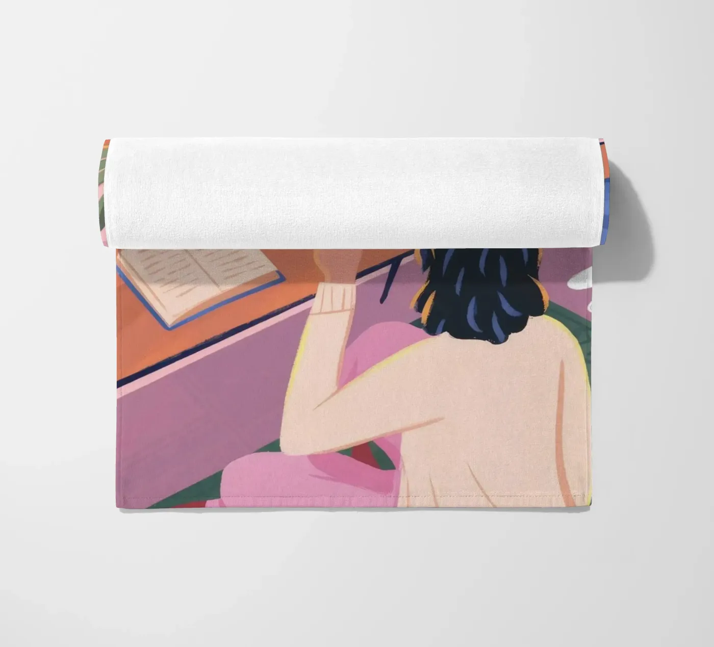Creative Solitude beach towel by Atelier Tiga