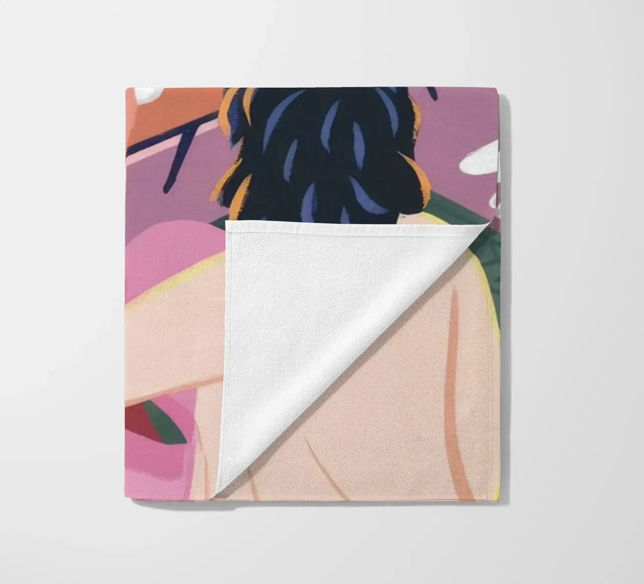 Creative Solitude beach towel by Atelier Tiga