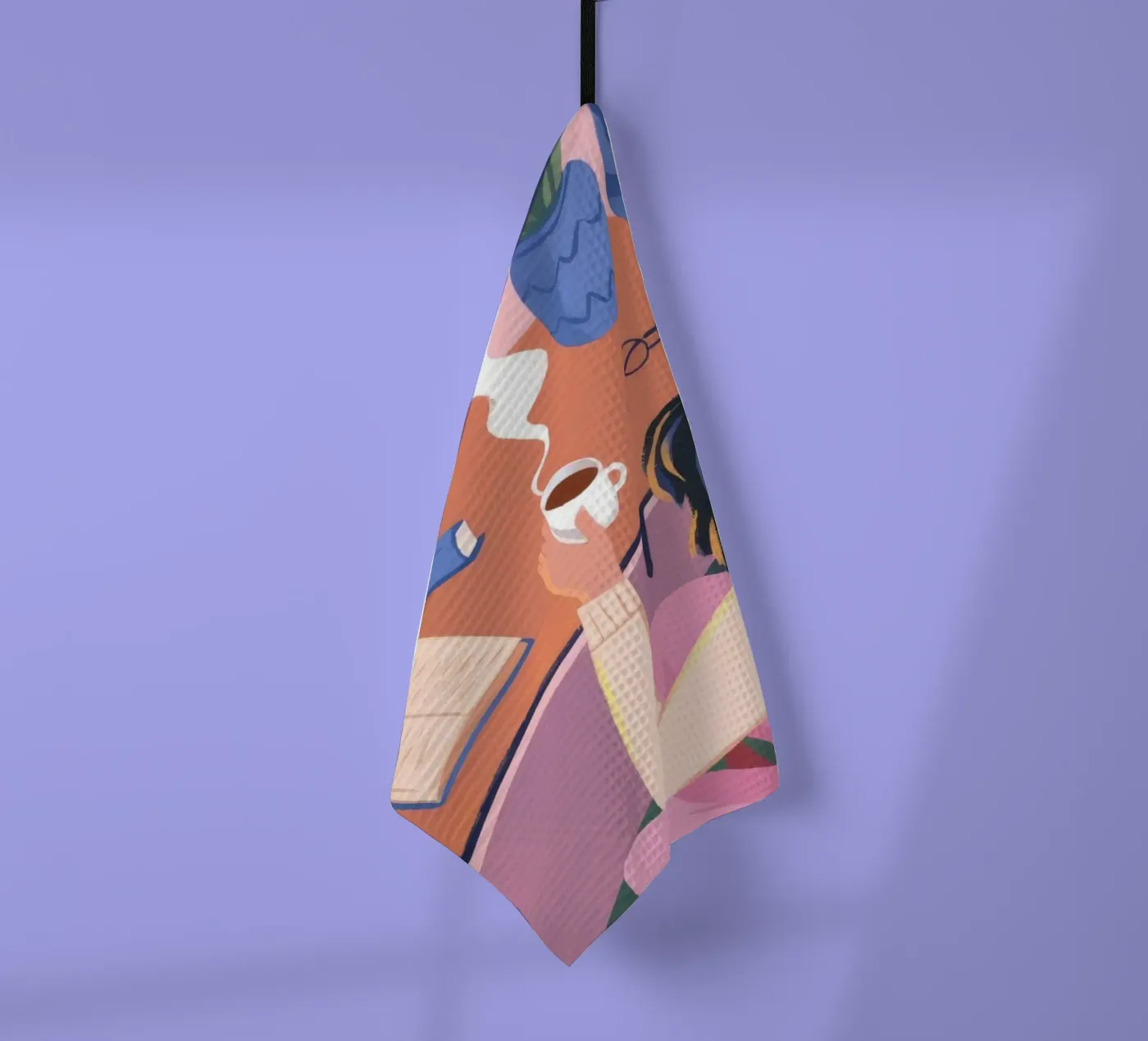 Creative Solitude Geschirrtuch von Atelier Tiga